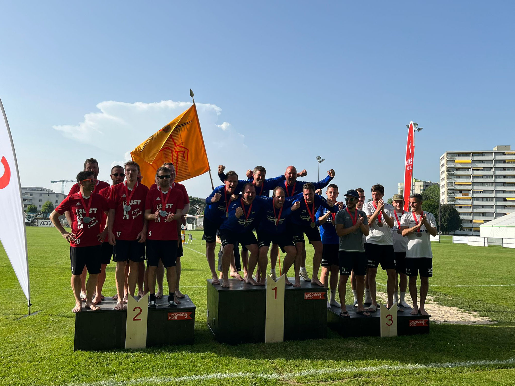 Gold und Bronze für RiWi am Eidgenössischen Turnfest in Lausanne