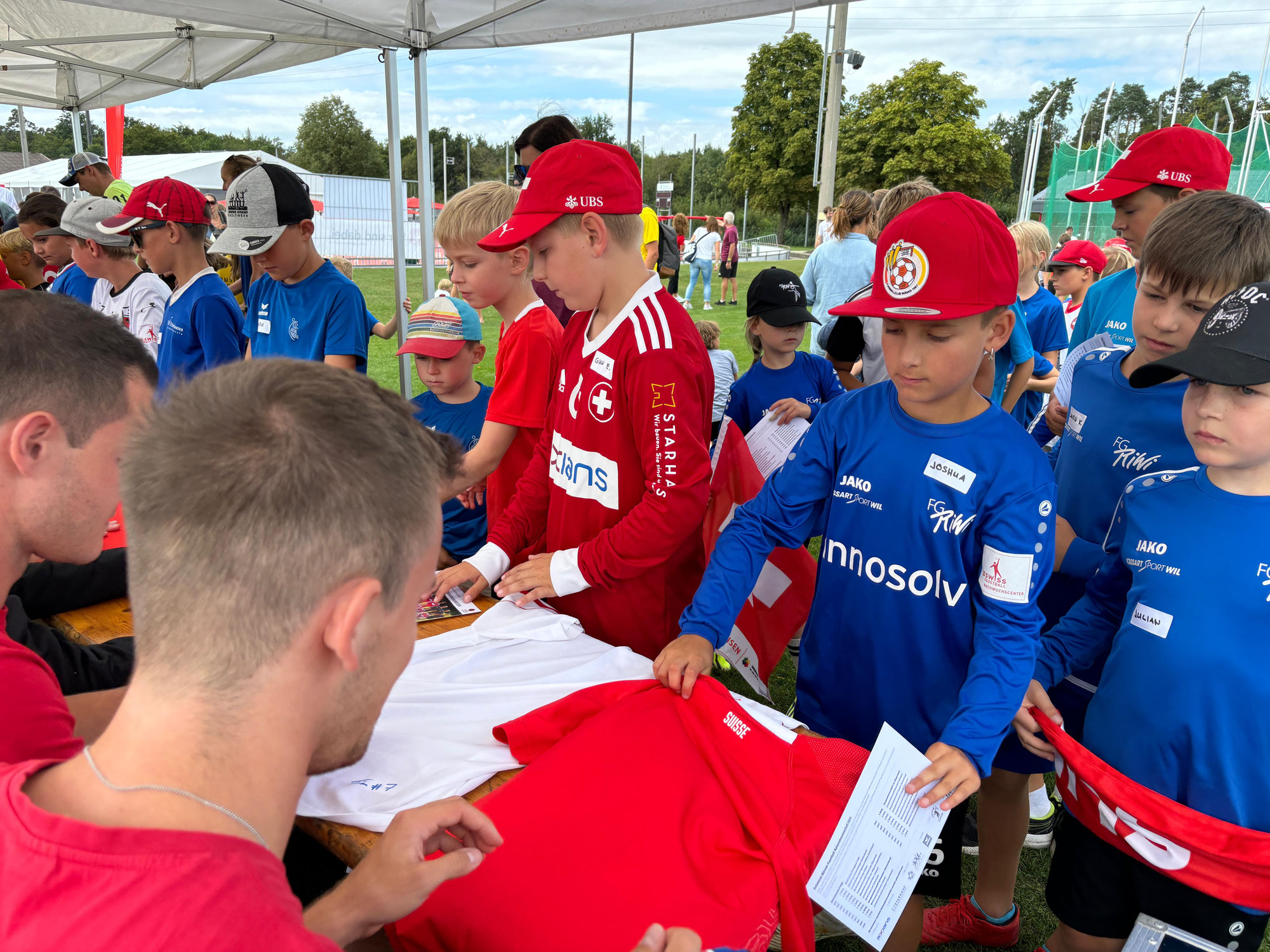 RiWi-Nachwuchs am Kids Day der Faustball EURO 2024