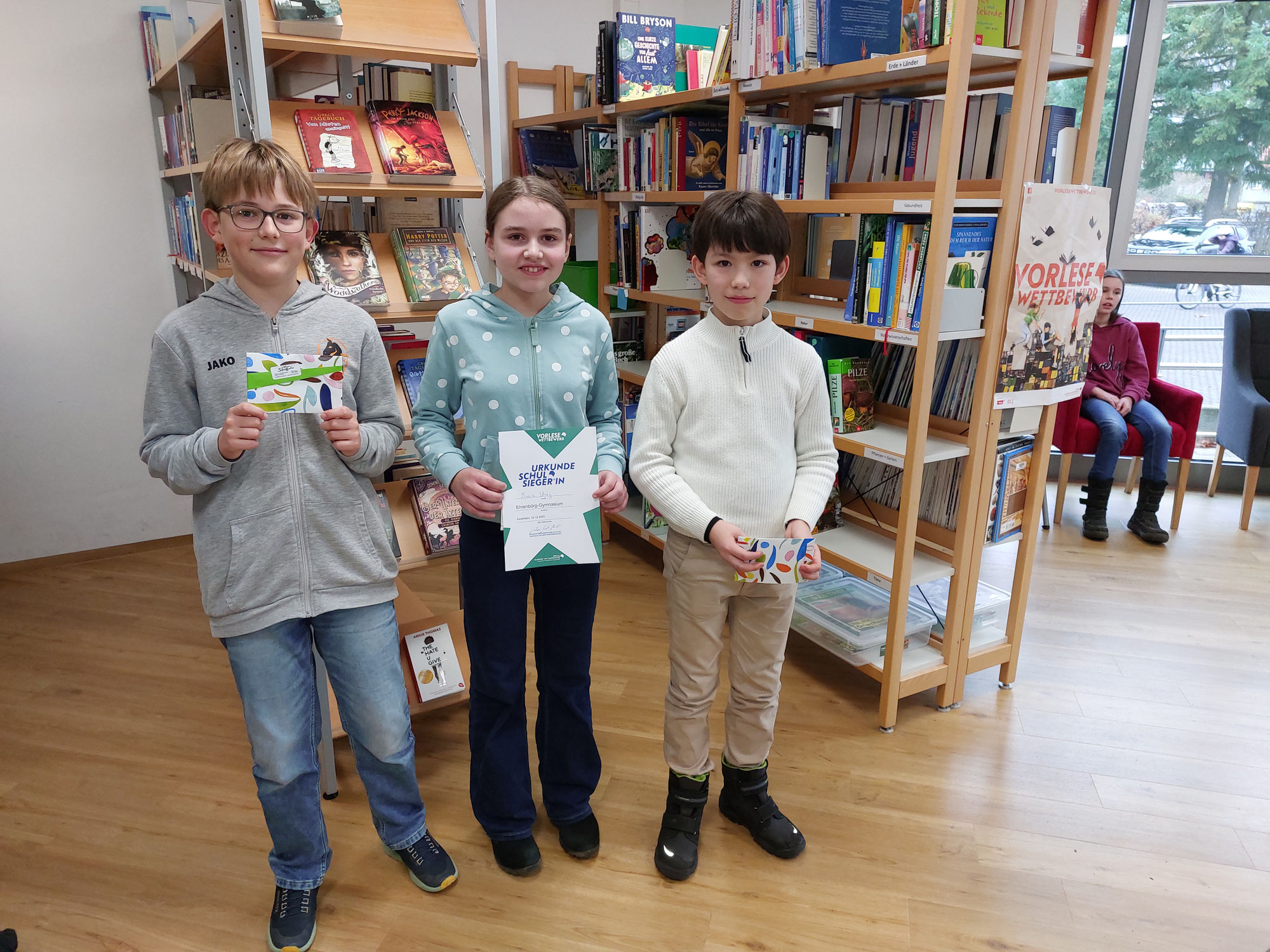 6. Klasse: Vorlesewettbewerb