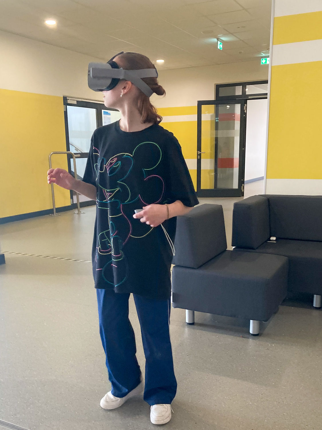 Schüler:innen des 8. Jahrgangs tauchen in virtuelle Realitäten ein