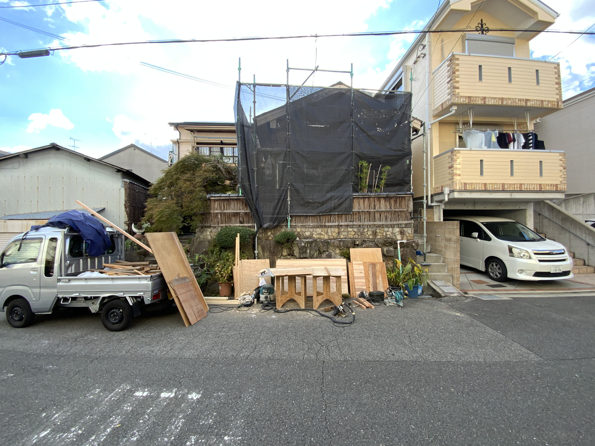 しだれもみじのいえ【4】耐震補強進行中