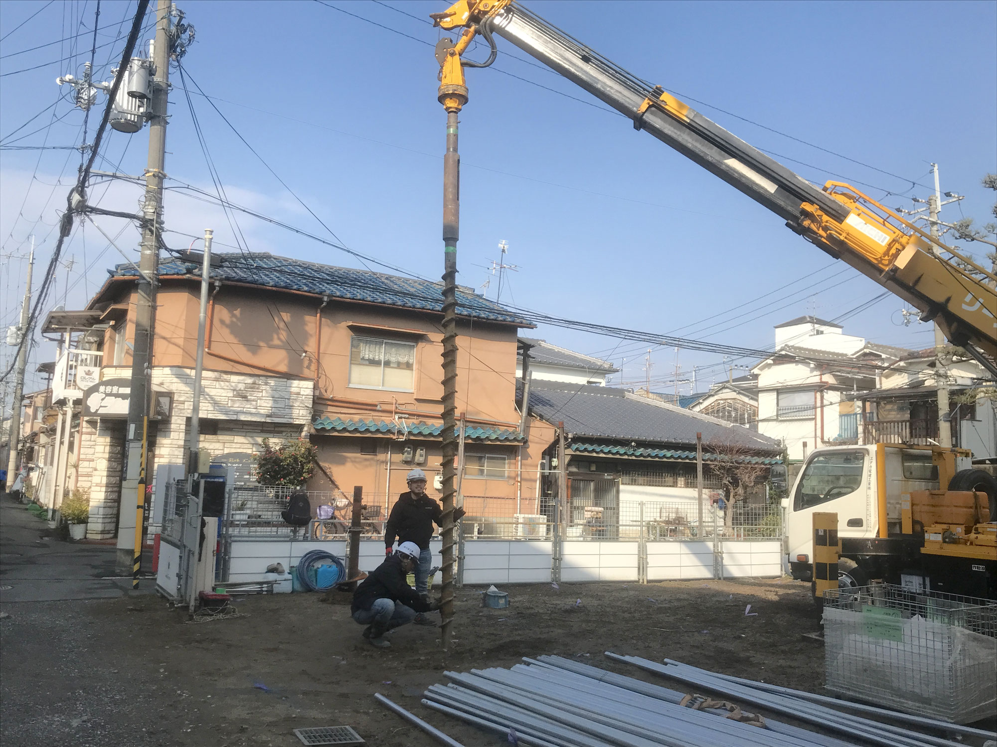 岩田町の家　地盤補強工事