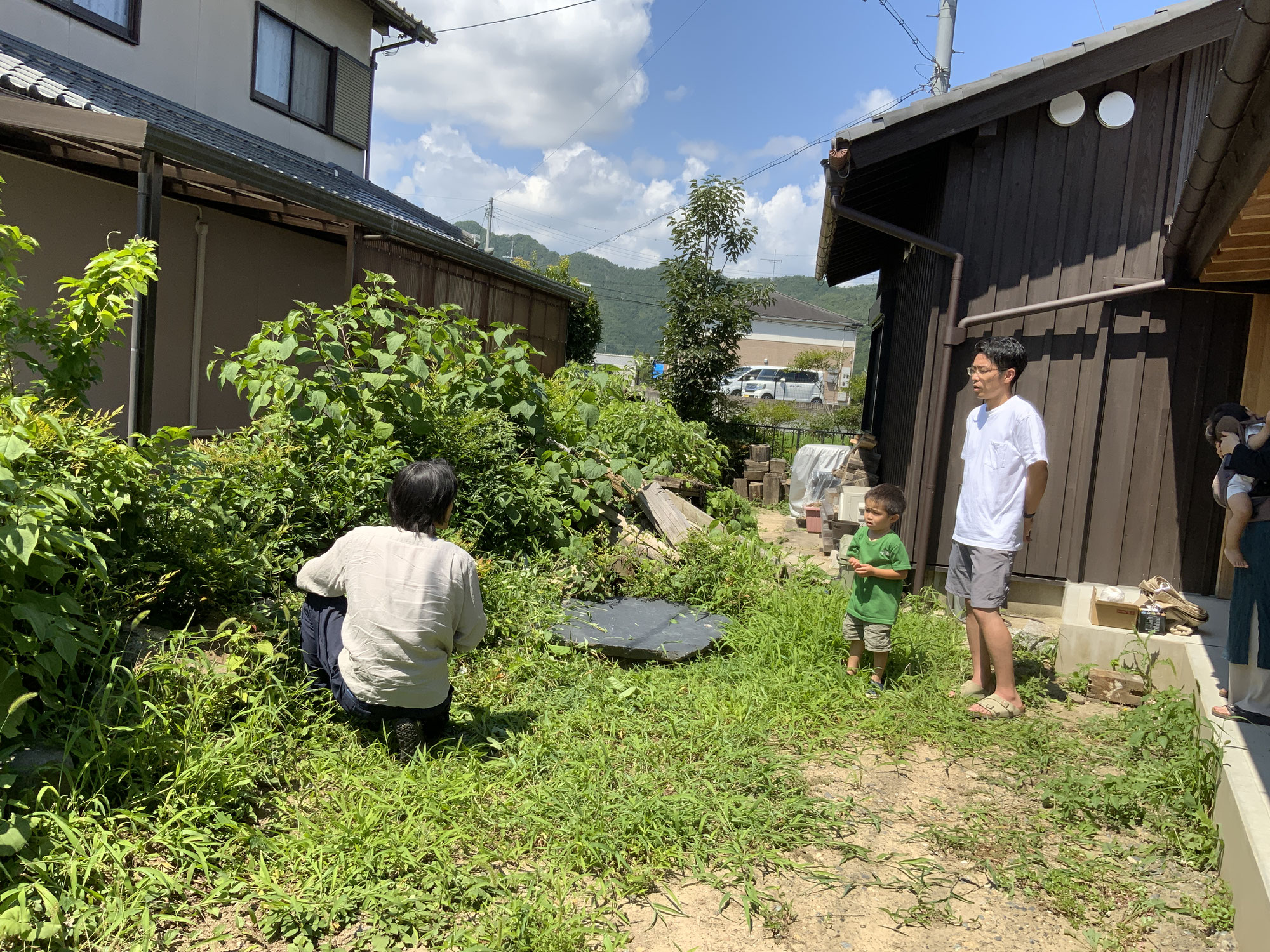 南丹市のいえ【37】外構工事の打合せ【土中環境】