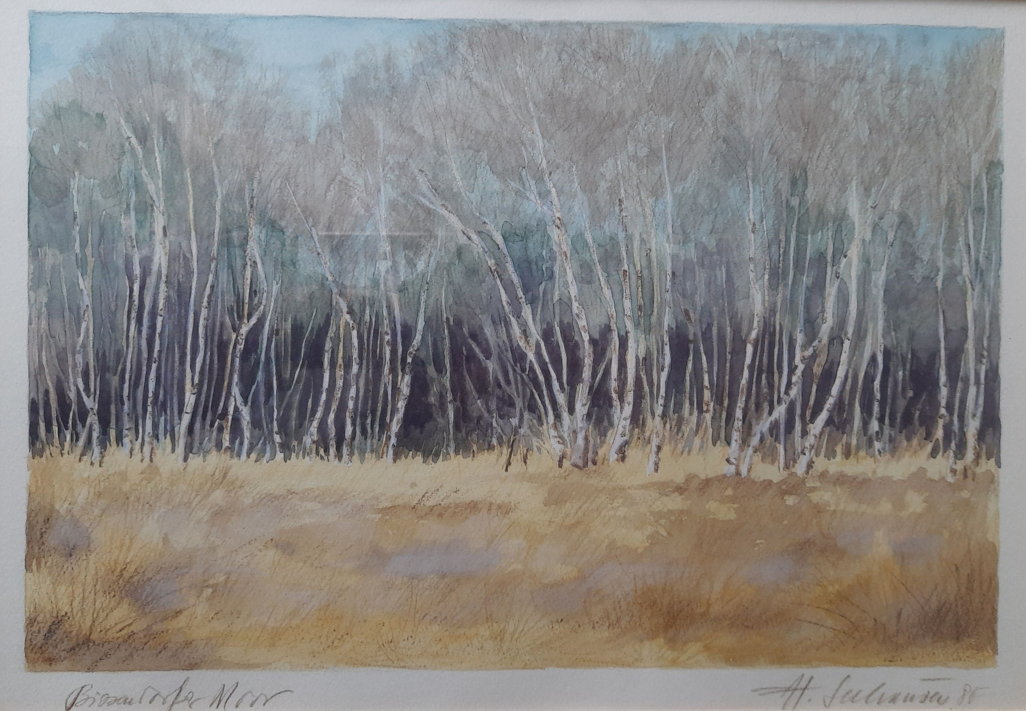 Acht Radierungen und ein Aquarell von Helmut Seehausen für's Museum