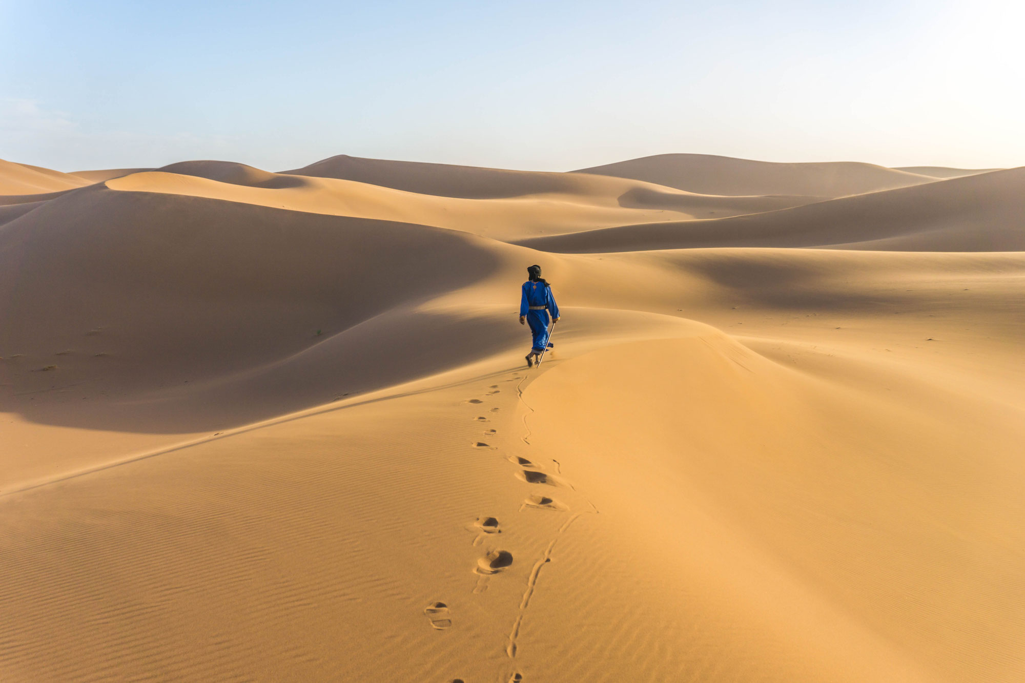 Voyage à pied méditation