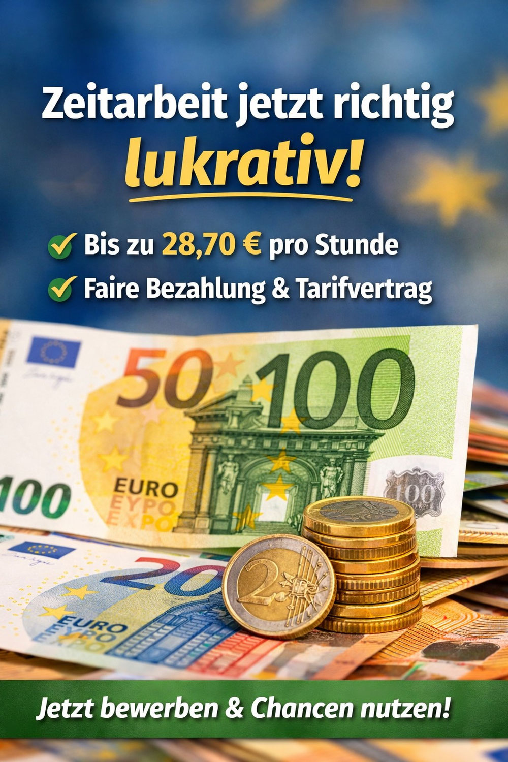 Tariferhöhung in der Zeitarbeit – jetzt wird’s richtig lukrativ!