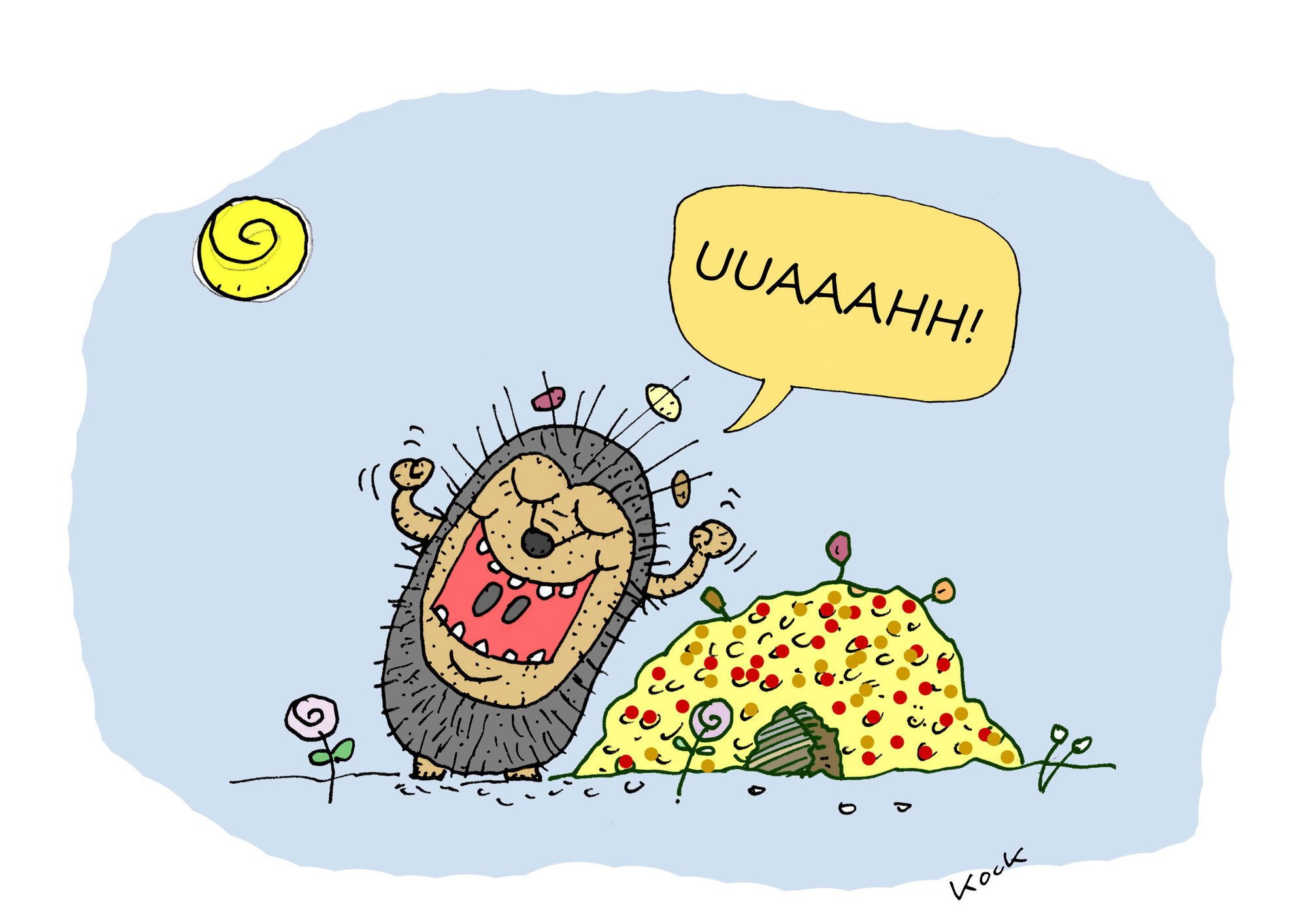 Herzlich willkommen im Jahr 2025 lieber Igel!
