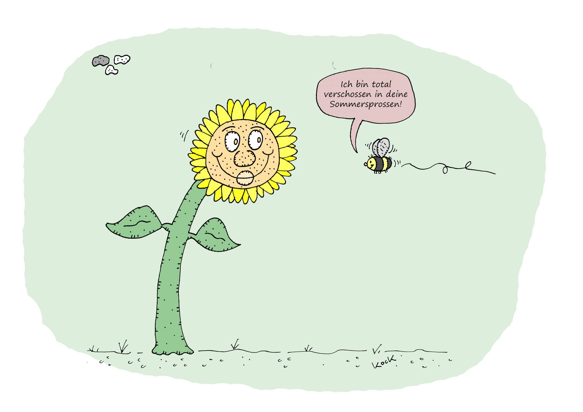 Pflanze Sonnenblumen für Insekten und Vögel