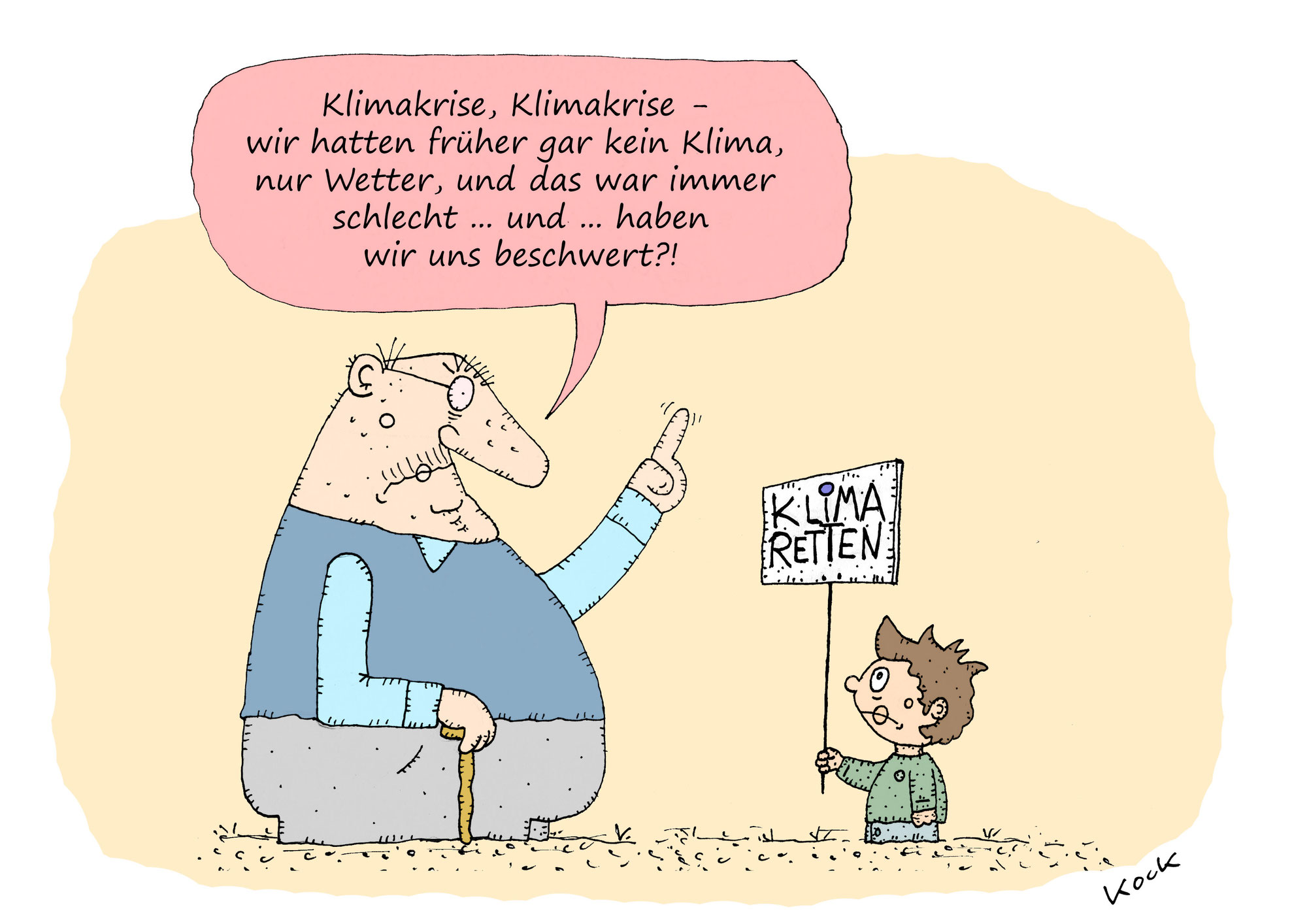 Alle wettern über's Klima!
