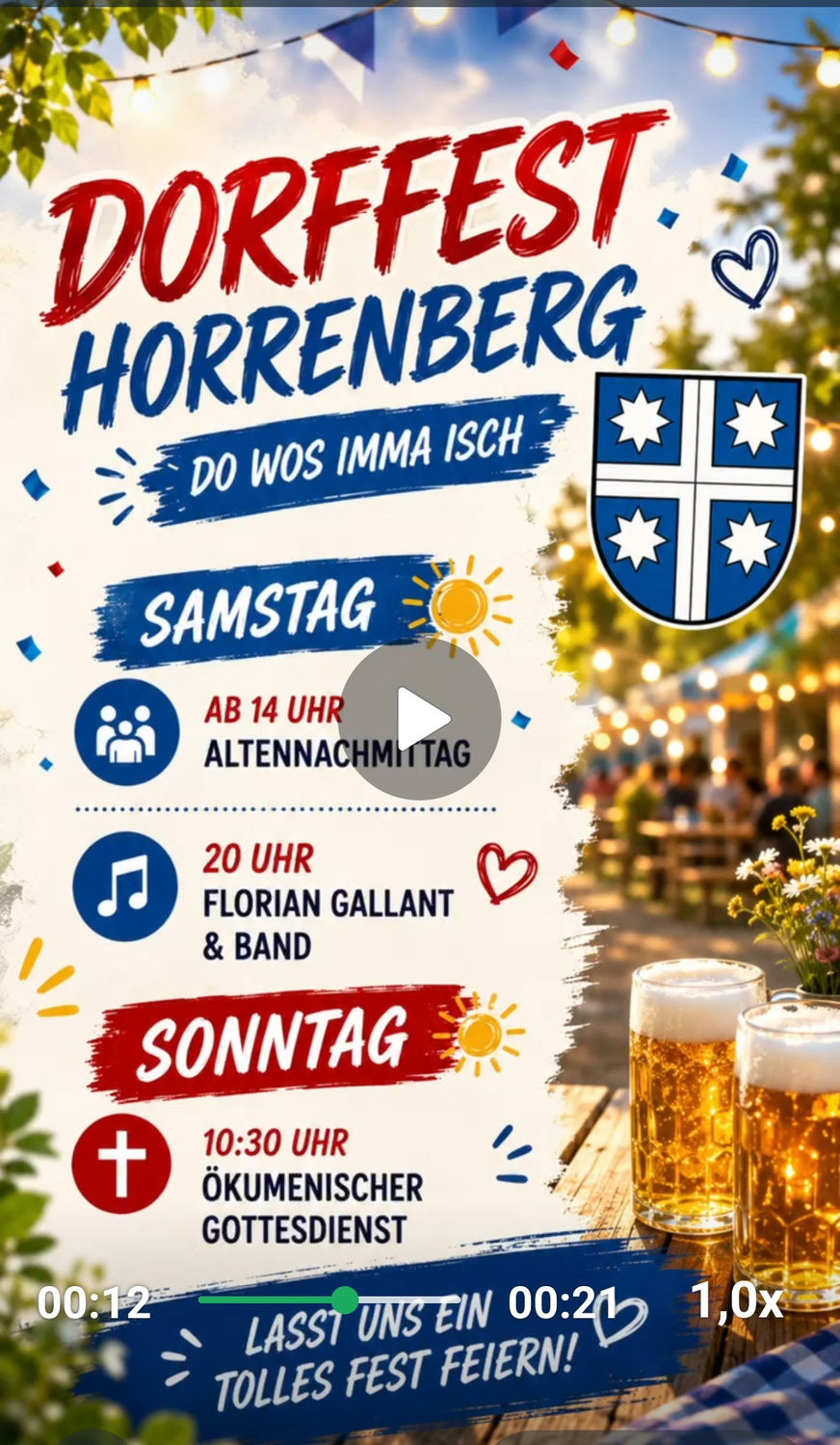 DORFFEST IM JULI