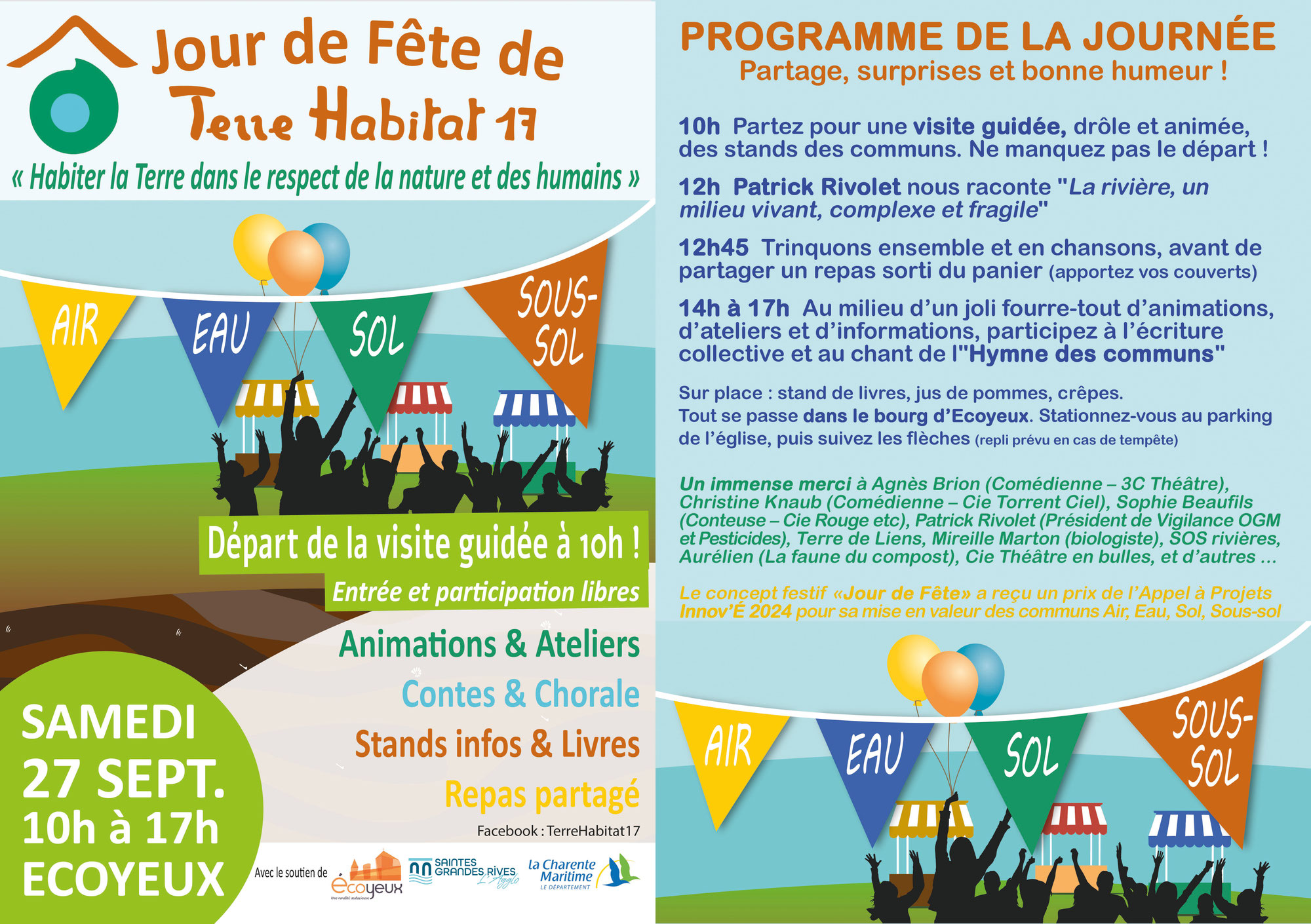 Jour de Fête pour Terre Habitat 17 !