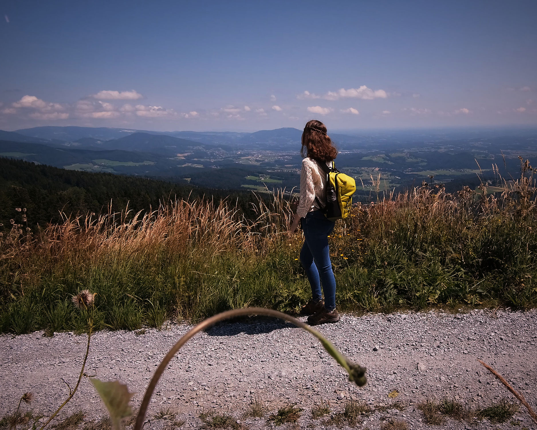 1445m up on the Schöckl - challenge east ascent