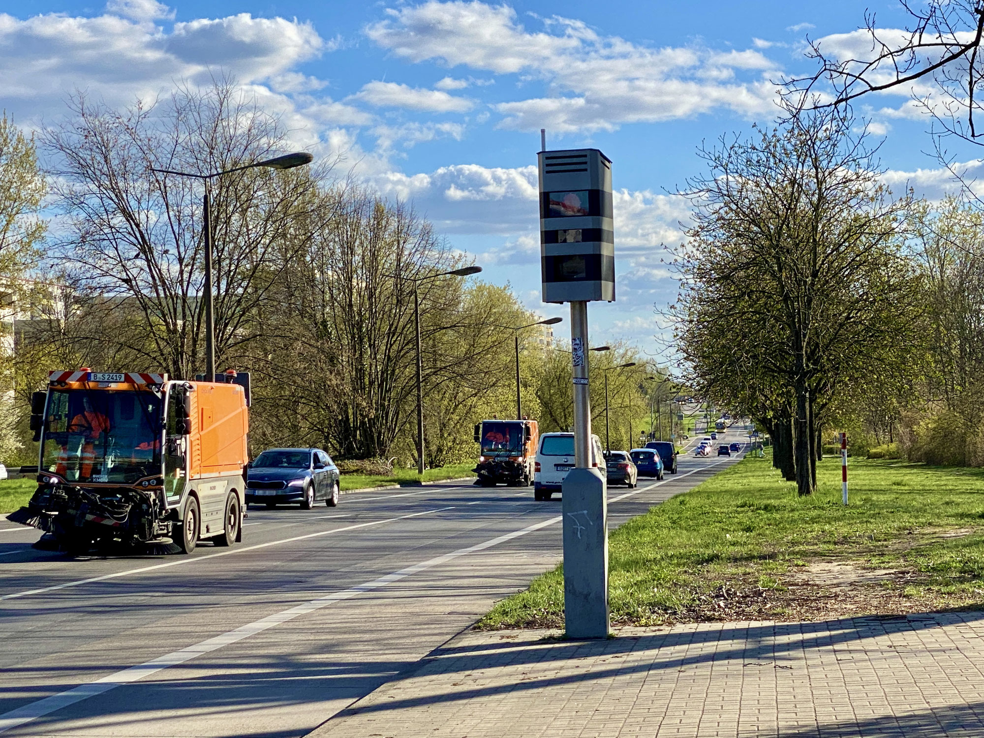 Marzahn-Hellersdorf Schlusslicht beim Blitzen