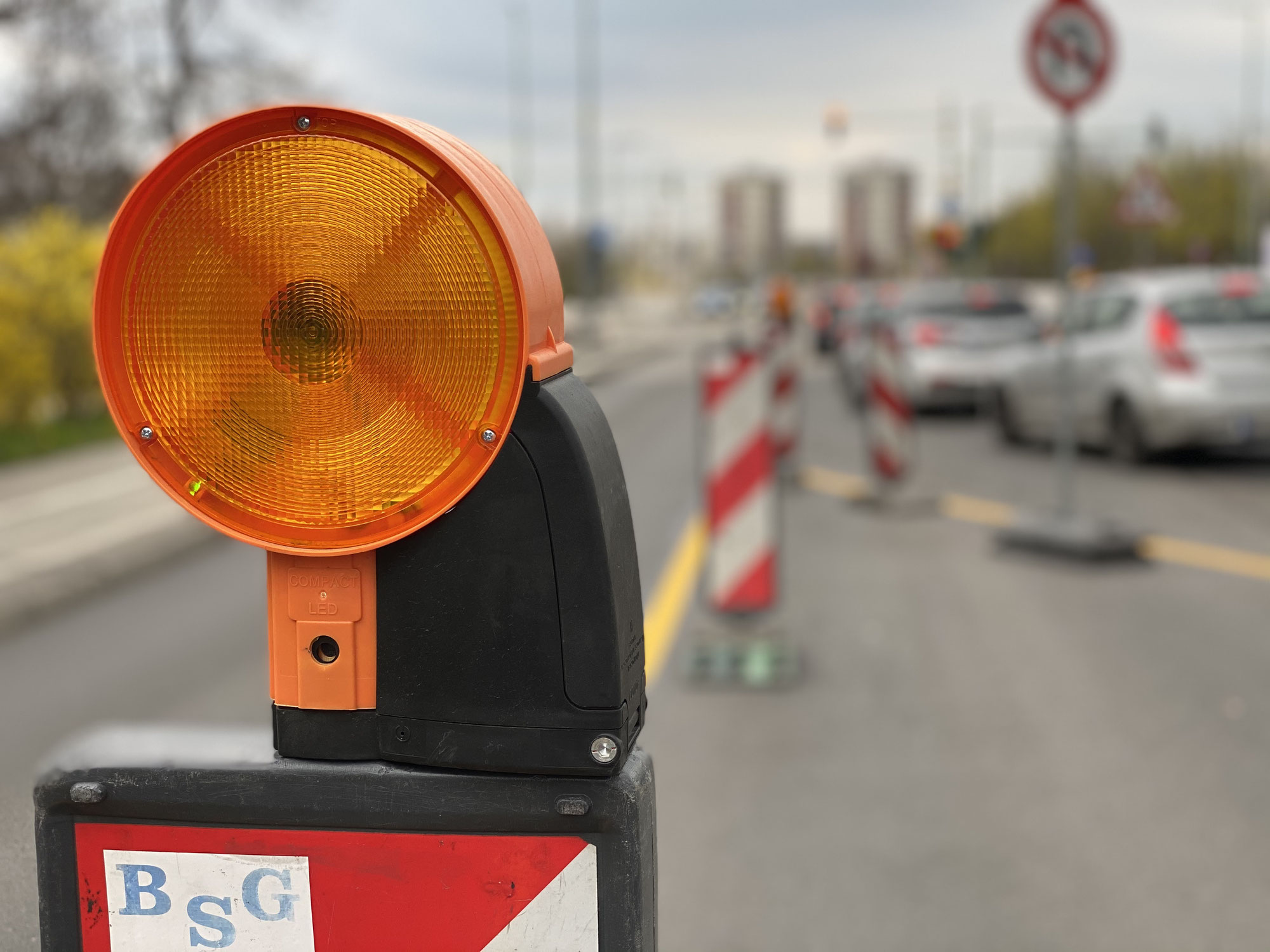 Große Baustelle auf der Hellersdorfer Straße