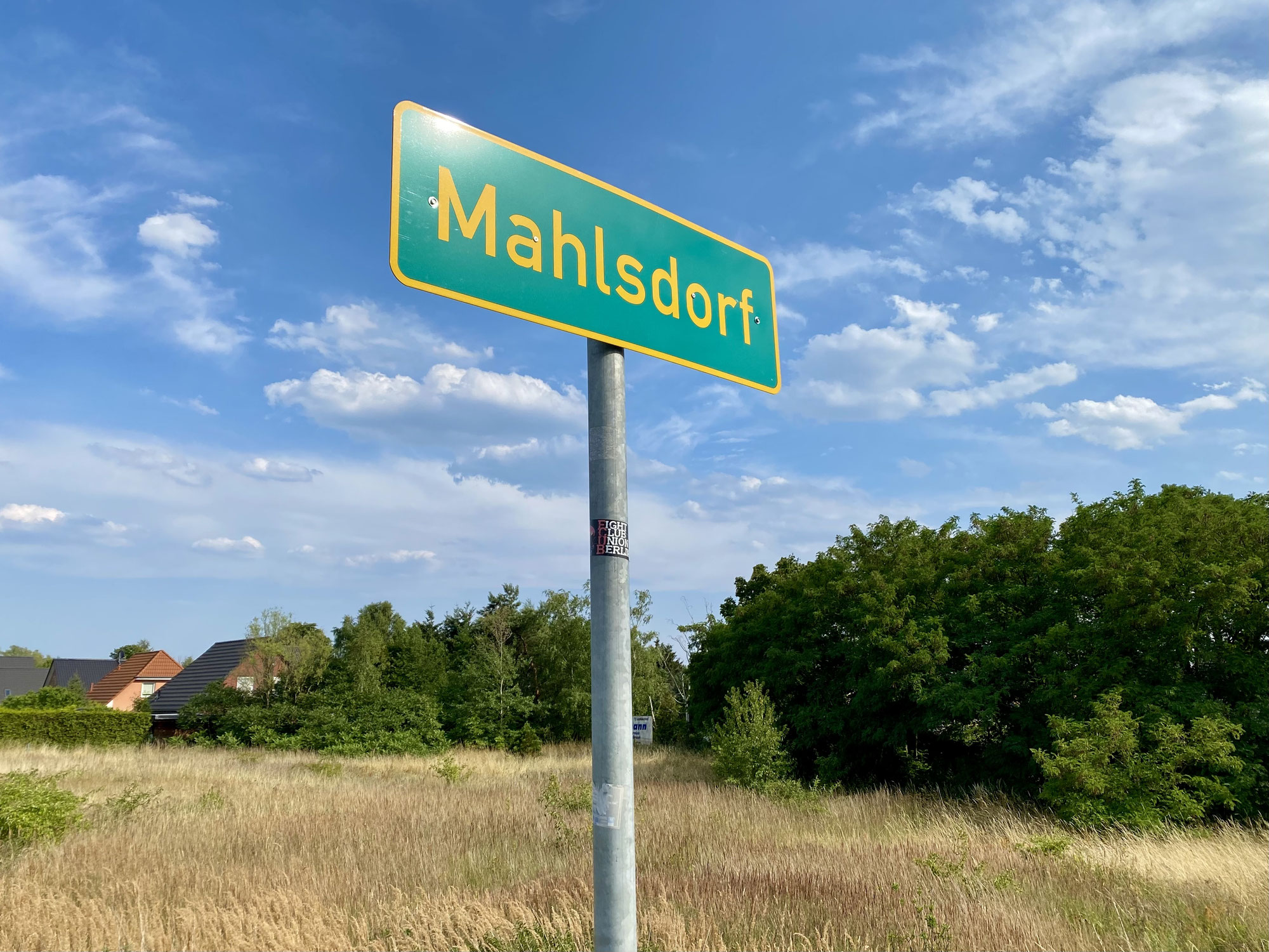 Einwohnerversammlung in Mahlsdorf