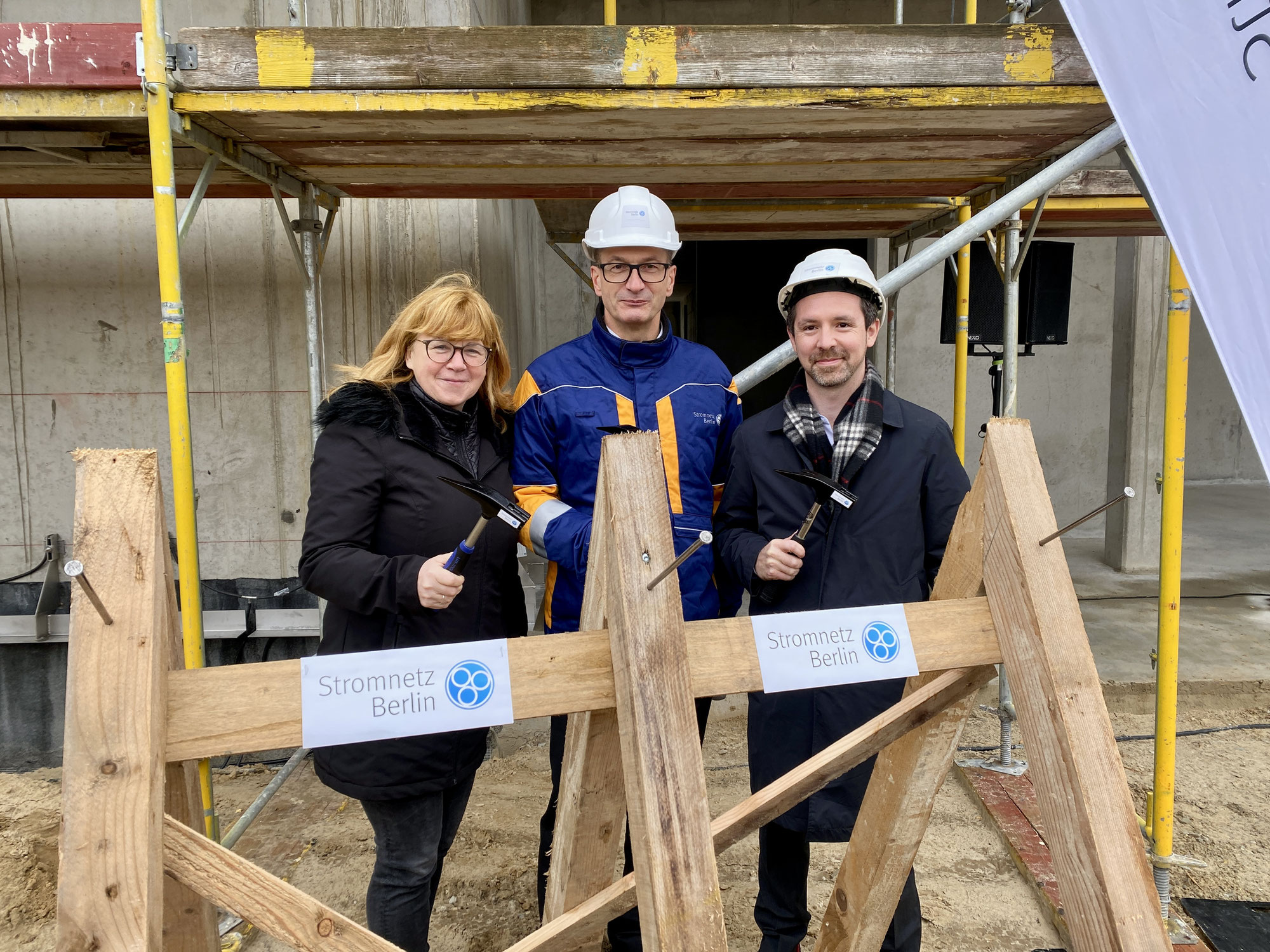 Neues Umspannwerk in Marzahn: Der Rohbau steht