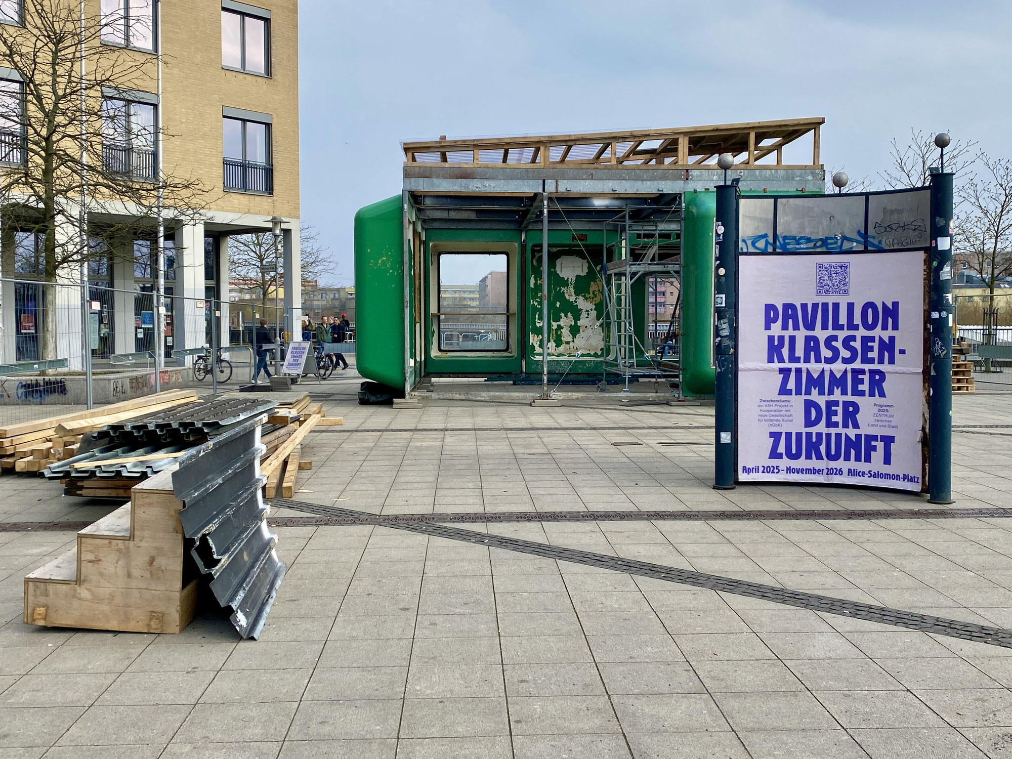 „Klassenzimmer der Zukunft“ belebt den Alice-Salomon-Platz