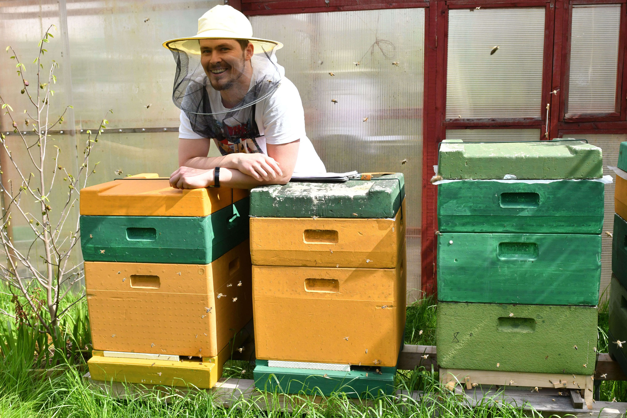 Bei Familie Kraider ist immer Bienentag