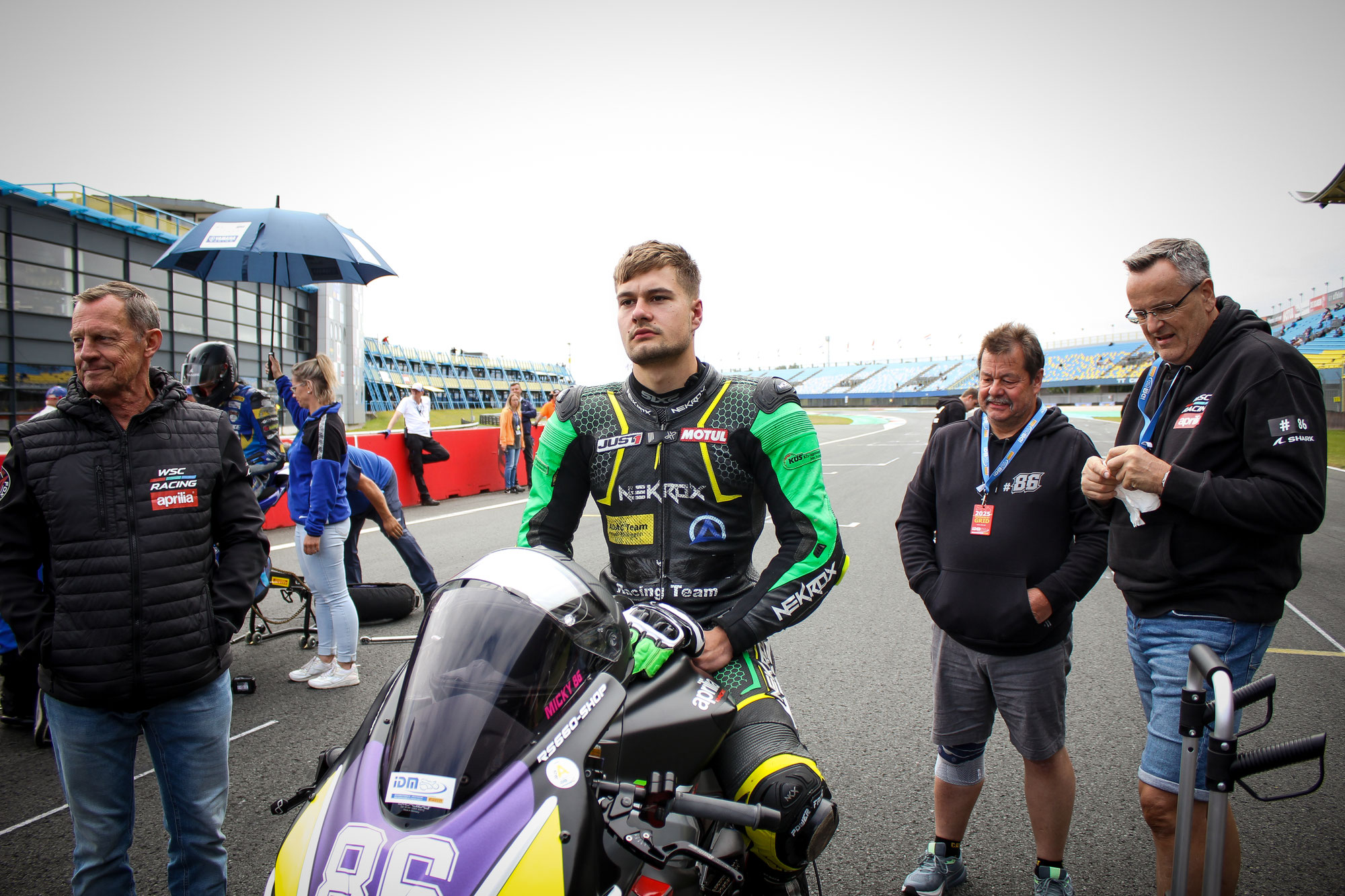 Mickys erster Start in der IDM Sportbike