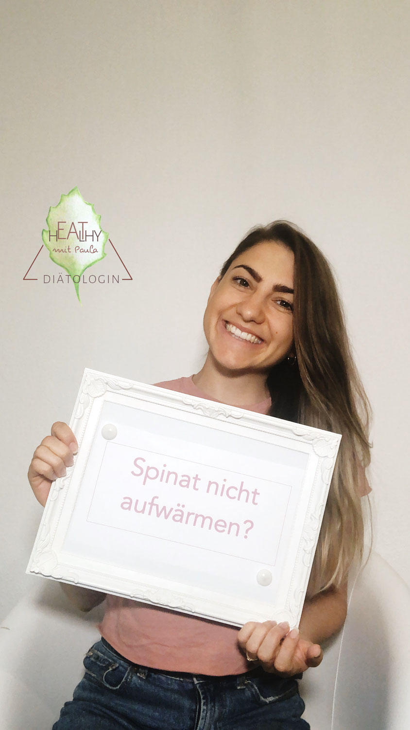 Spinat nicht aufwärmen?