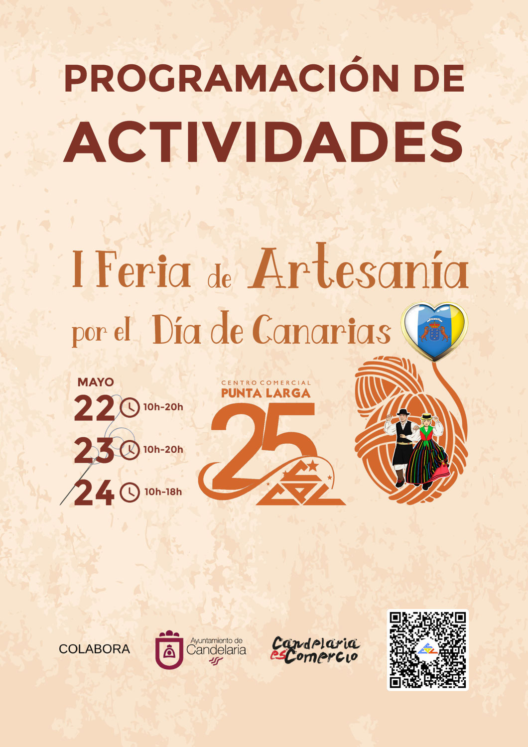 Programación de actividades para la I Feria de Artesanía por el Día de Canarias
