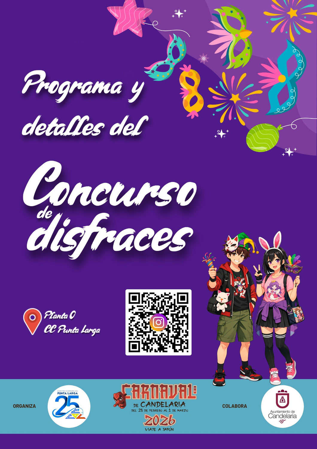 Programa y detalles del Concurso de disfraces 2026