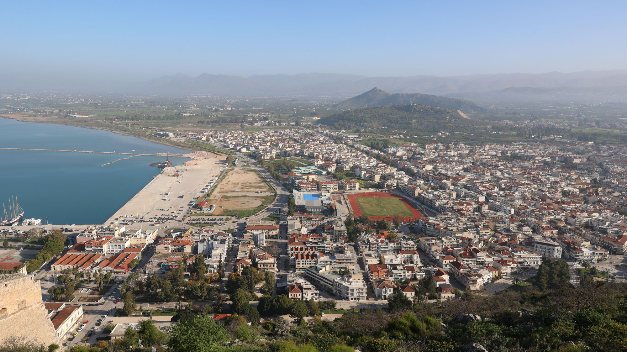 #1142 Griechenland - Festung Palamidi, Rost im Busch, von Nafplio nach Monemvasia