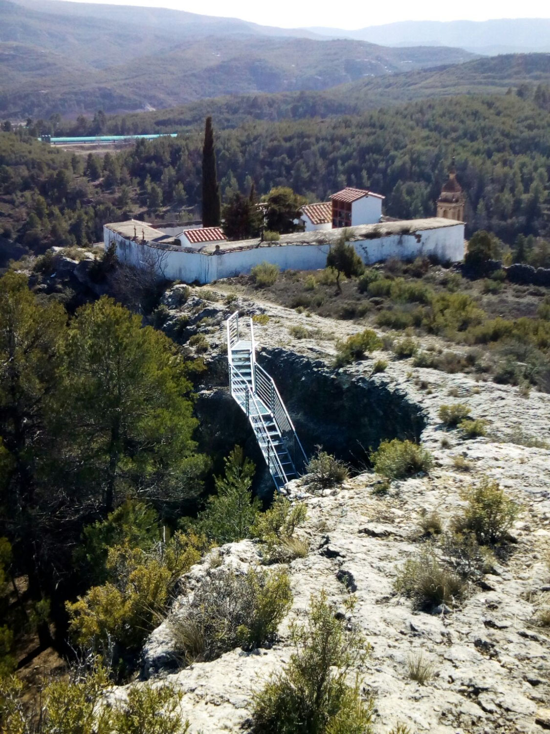Mejora acceso pinturas rupestres Palanques