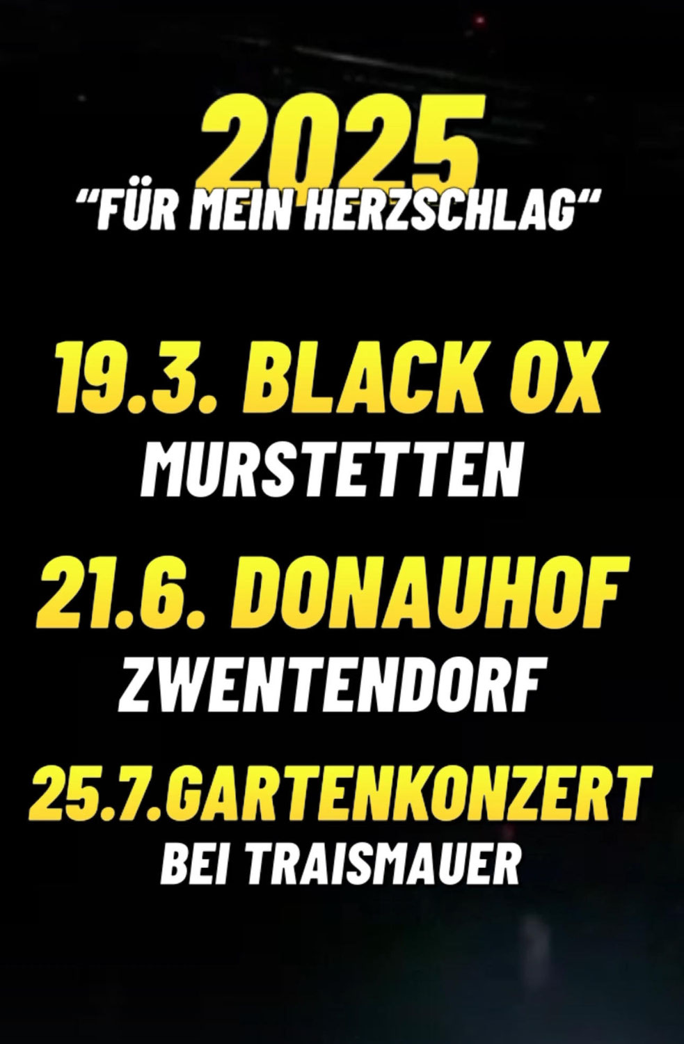 2025 sind wir 3x in Niederösterreich
