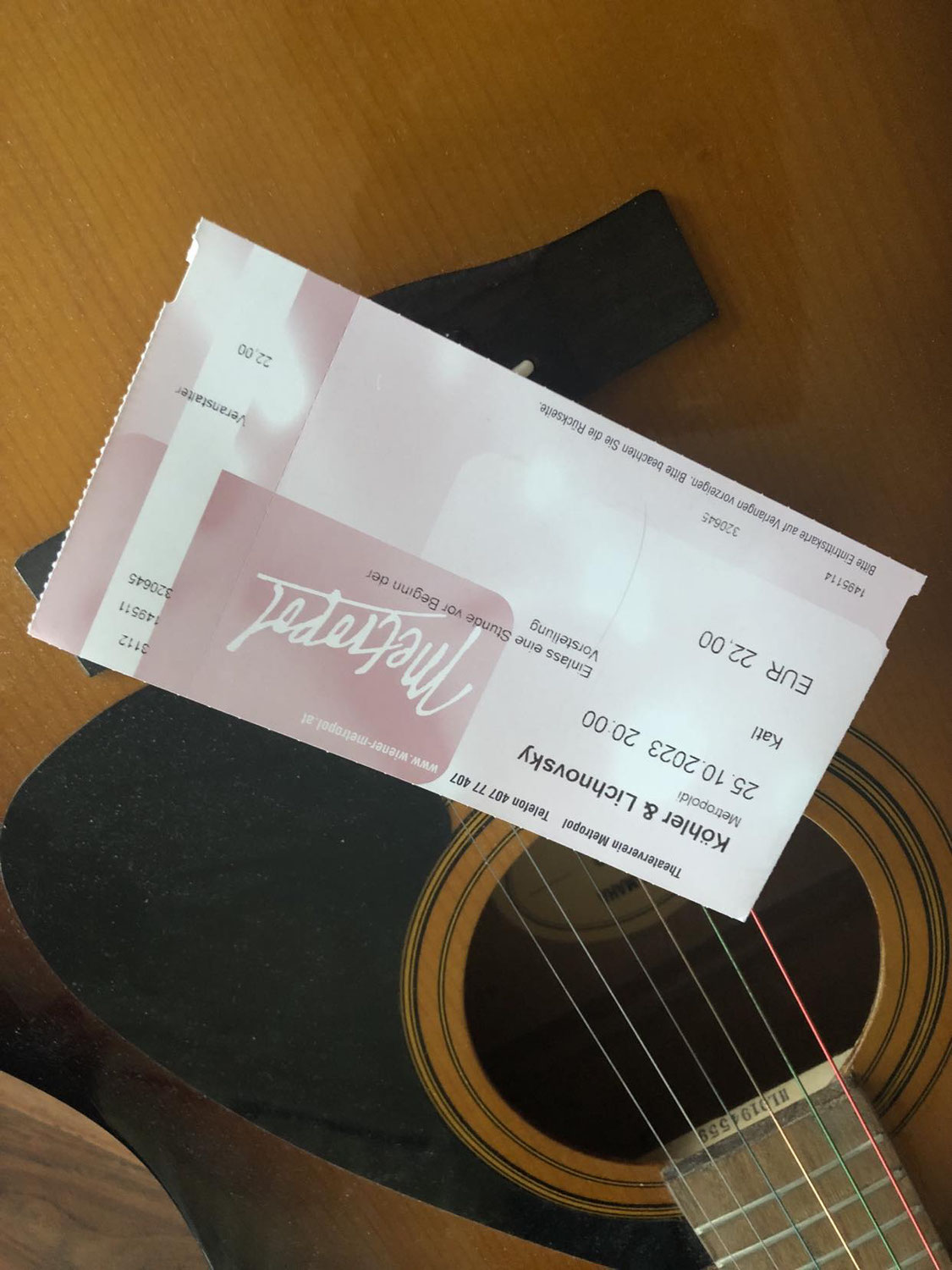 Probe in der RockStarSweet (Stuite)
