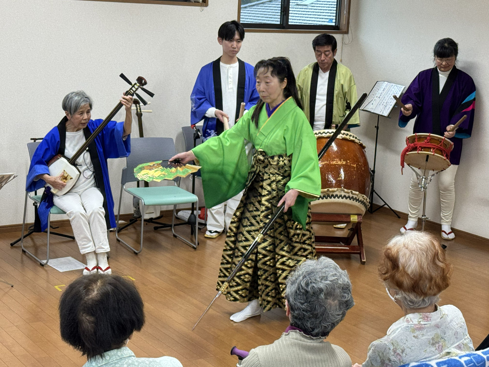 舟久保踊同好会の皆様～かたくりの里～