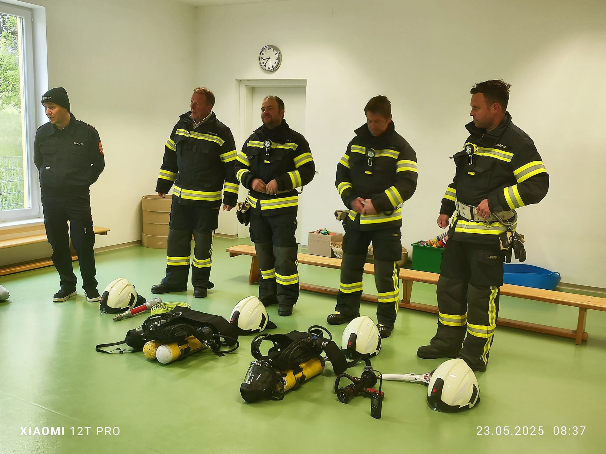 Kindergarten Gleichenbach - Kennenlernen der Feuerwehr 2025