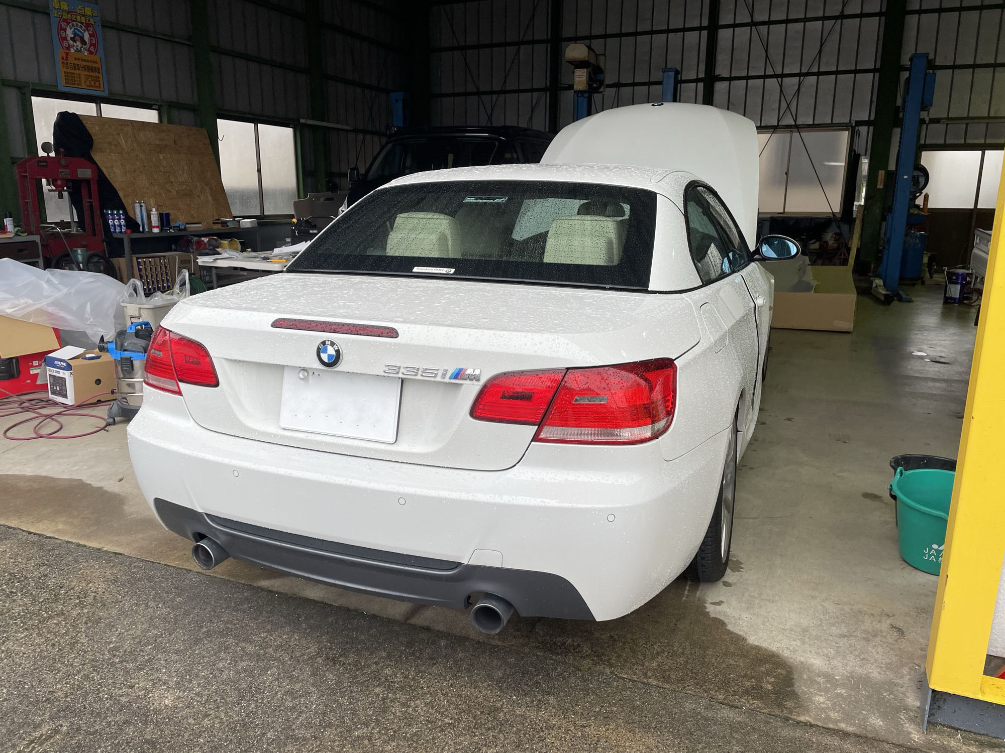 E93　335i カブリオレ　エンジンチェック点灯　修理