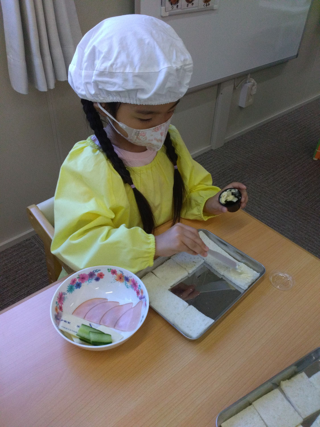 サンドイッチを作ったよ！