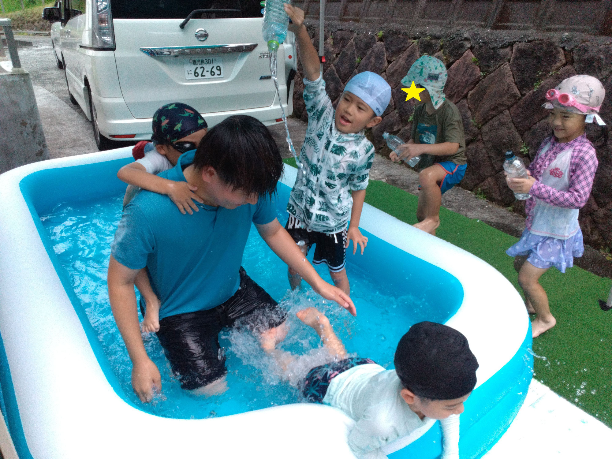 いい気持ち！！　水遊び