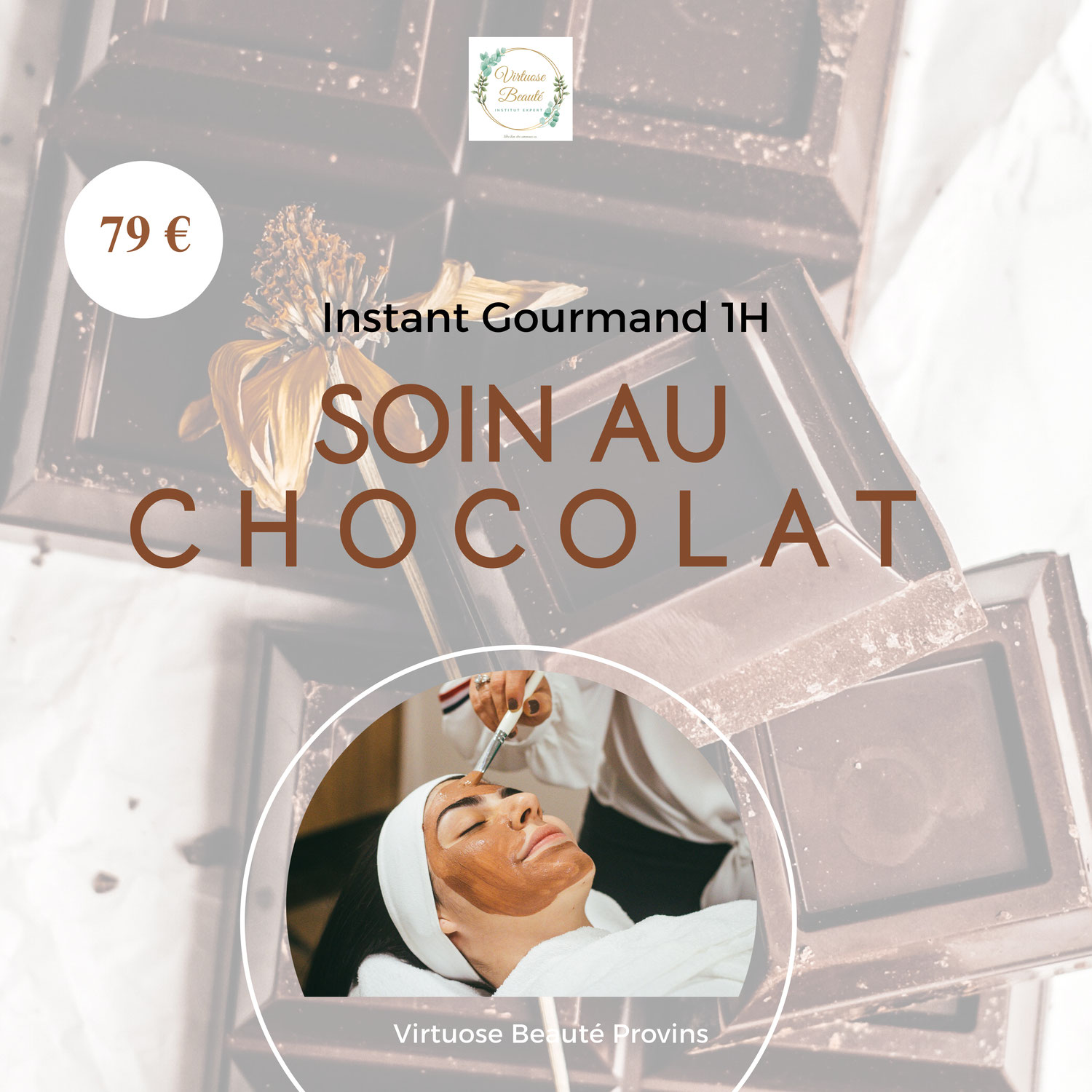 "Instant gourmand" Soin Visage Chocolat Chaud