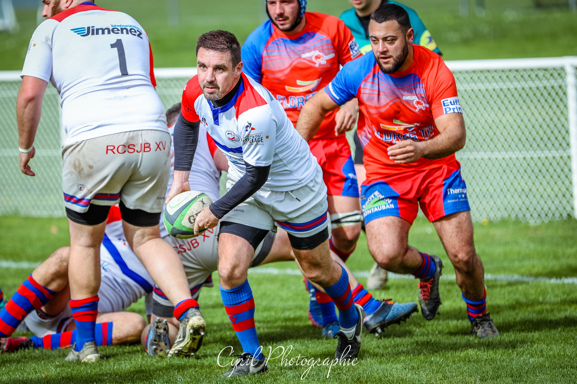 Reportage photo match rugby Saint-Jory Bruguieres XV - Montech