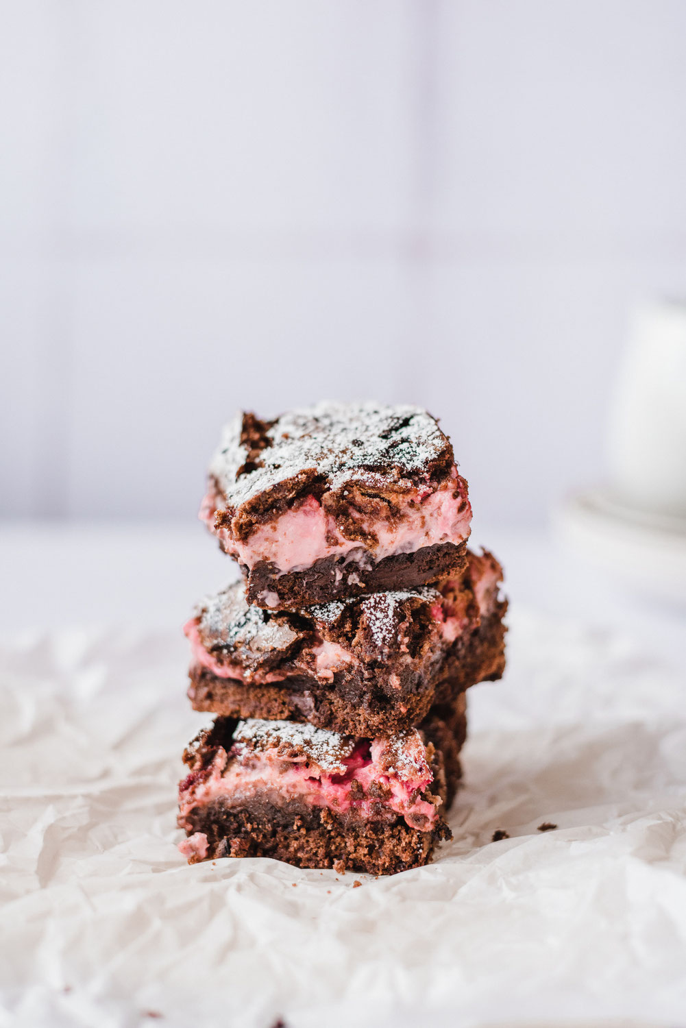 Rapsberry creamcheese & choclate brownie cake