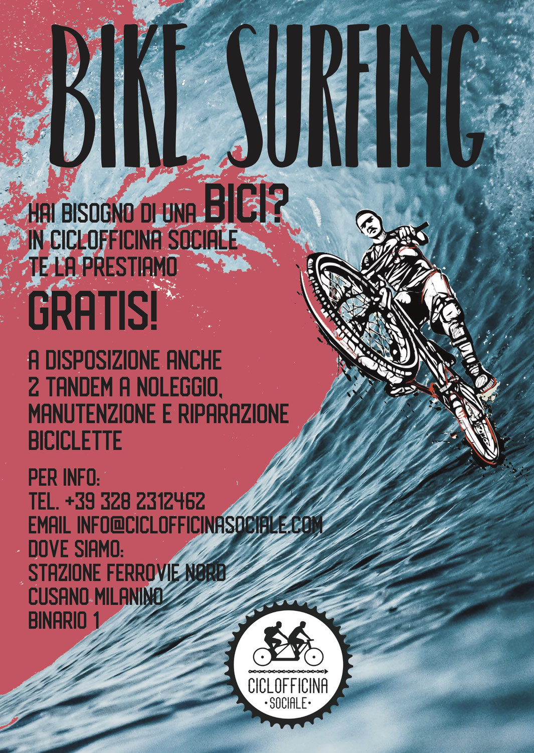 E' arrivato il Bike Surfing in Ciclofficina Sociale