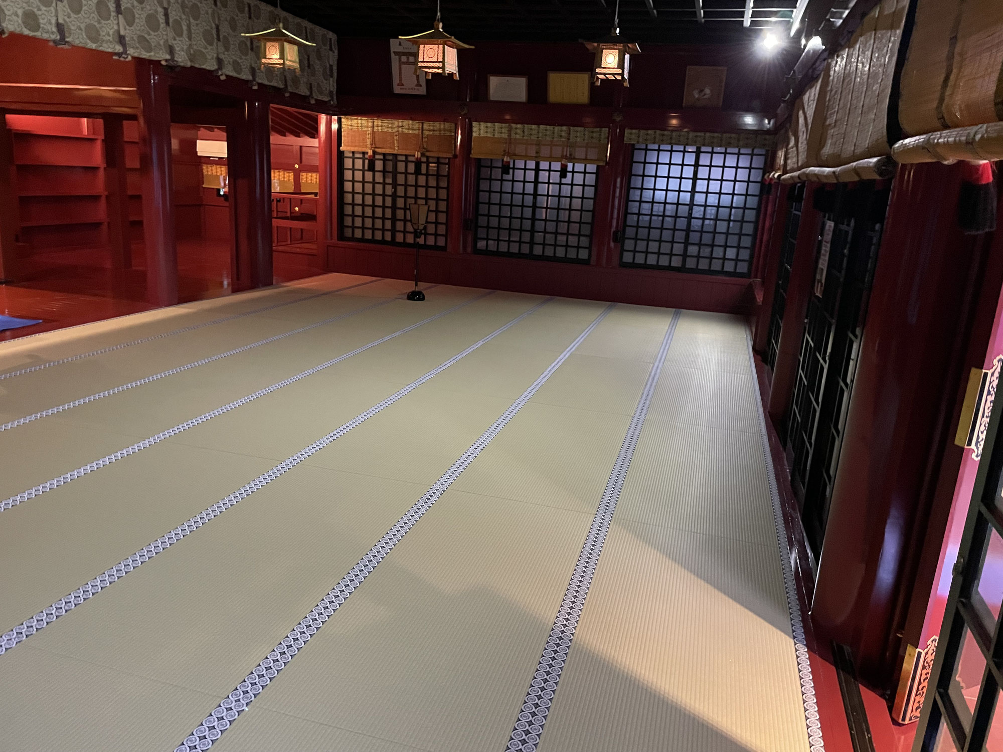お寺の本堂の畳を表替えしました｜長泉町