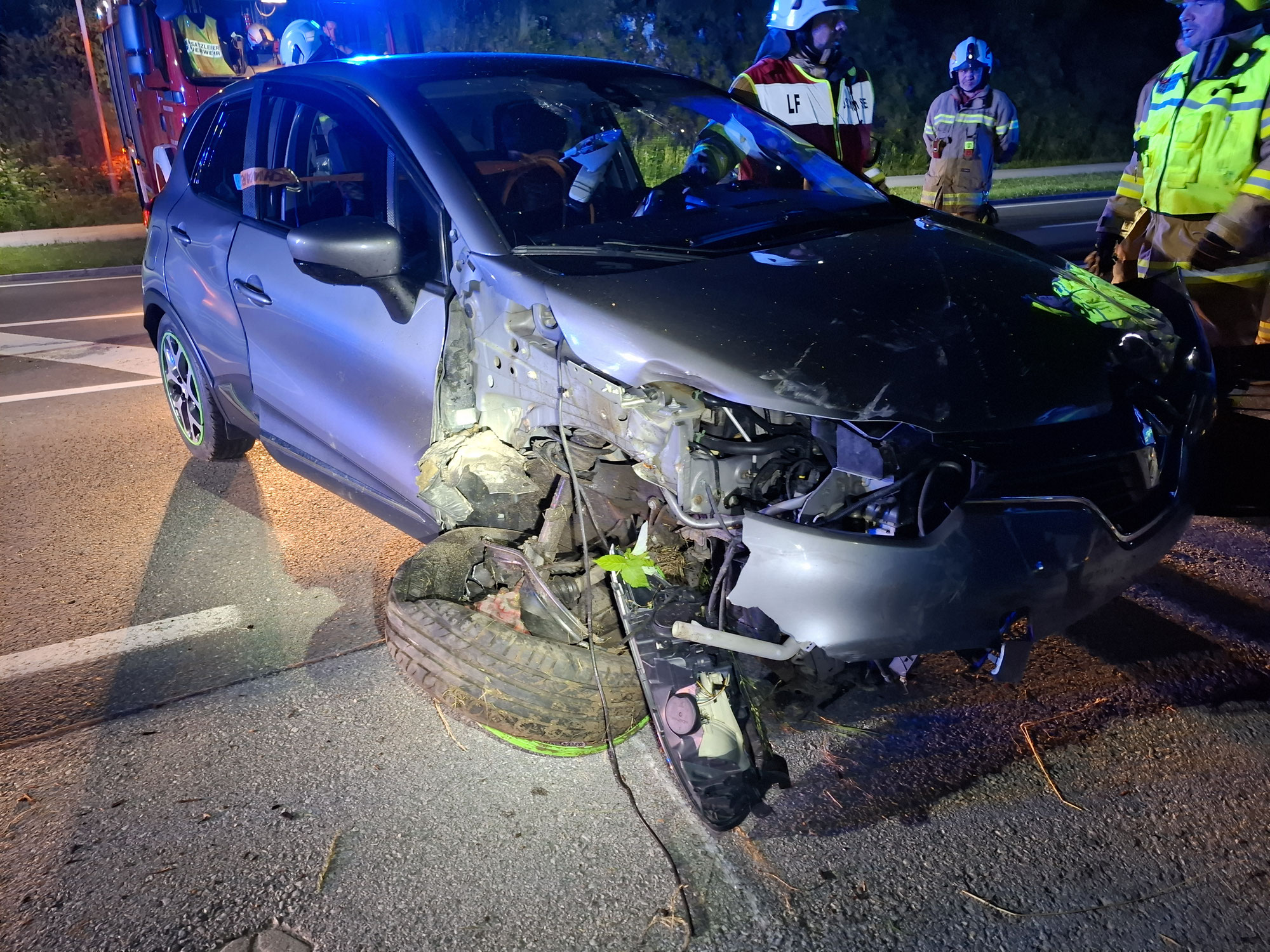 Verkehrsunfall auf der B158