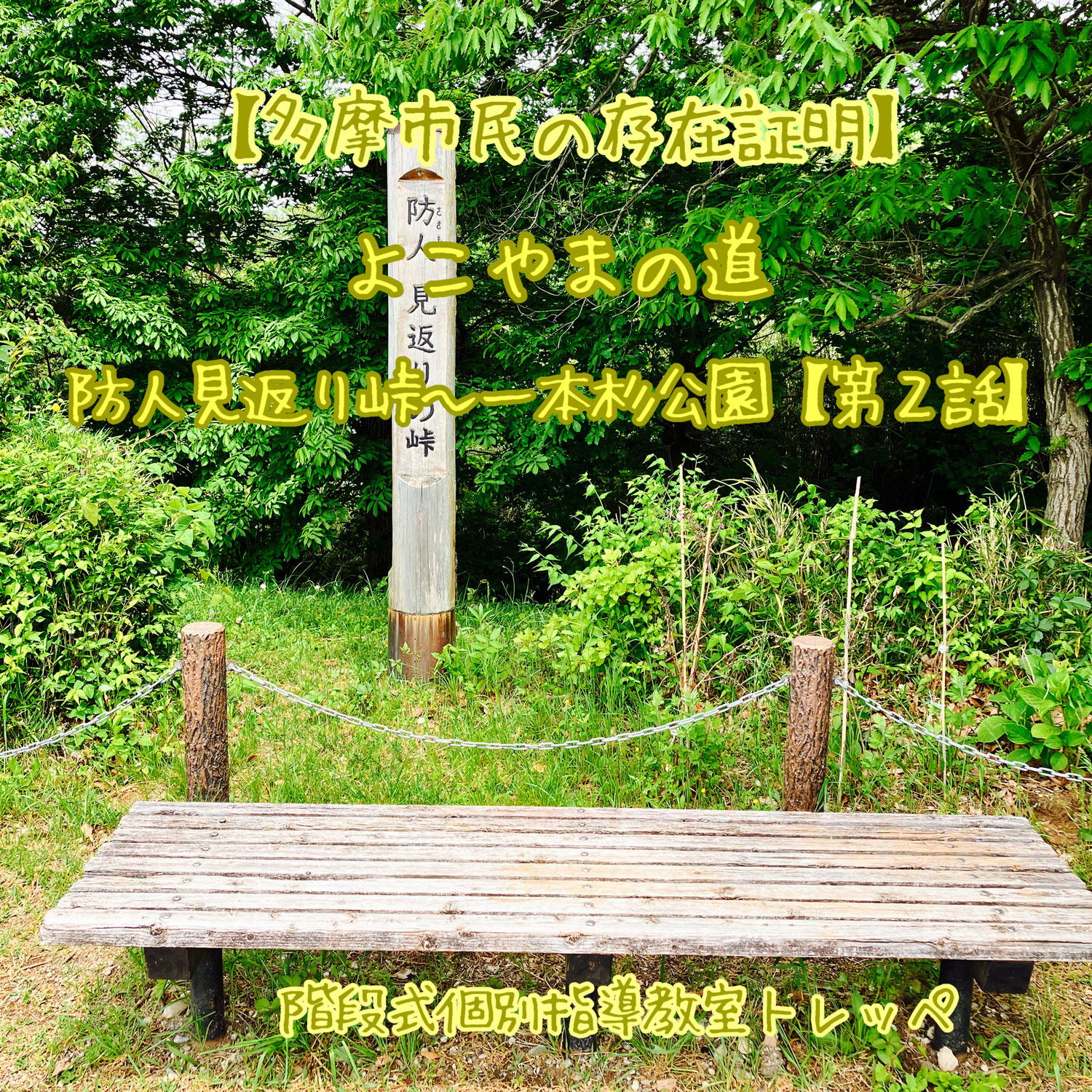 【多摩市民の存在証明】よこやまの道　防人見返り峠～一本杉公園【第2話】