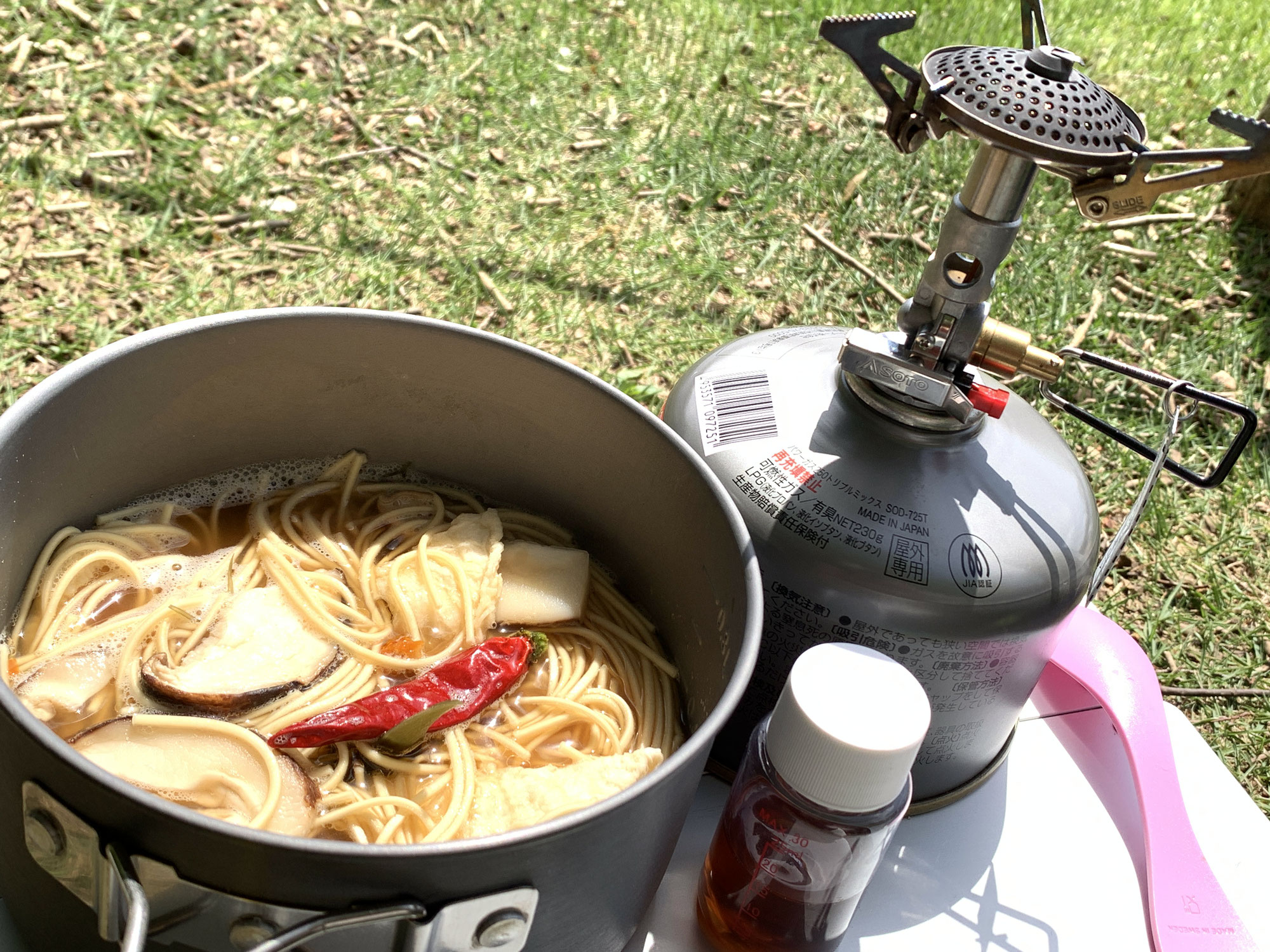 野菜スープキットで作る山ラーメン