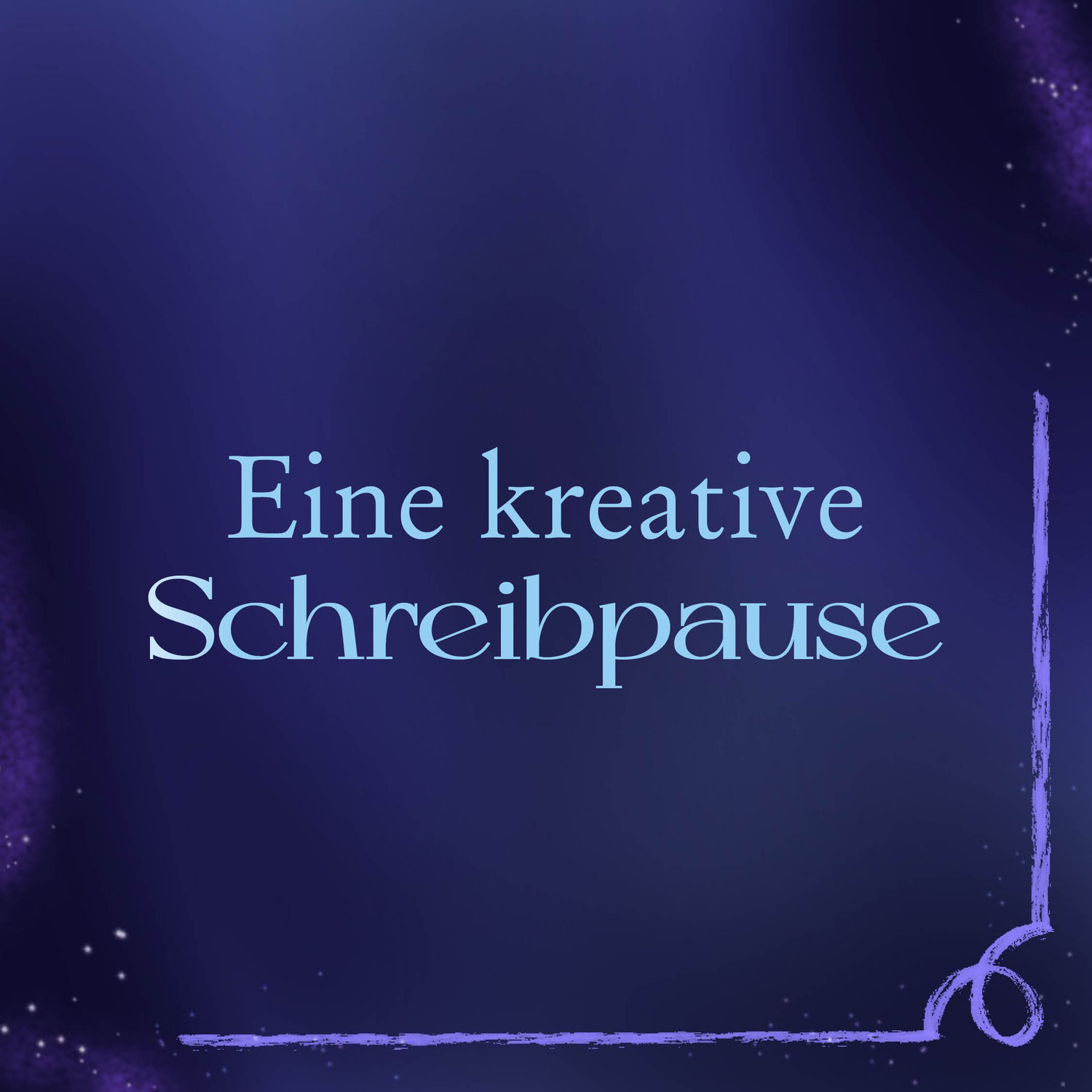 Eine kreative Schreibpause