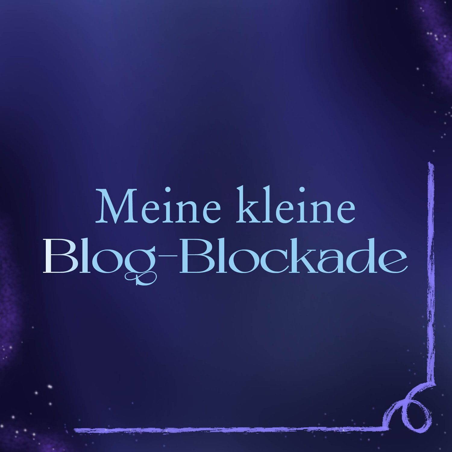 Meine kleine Blog-Blockade
