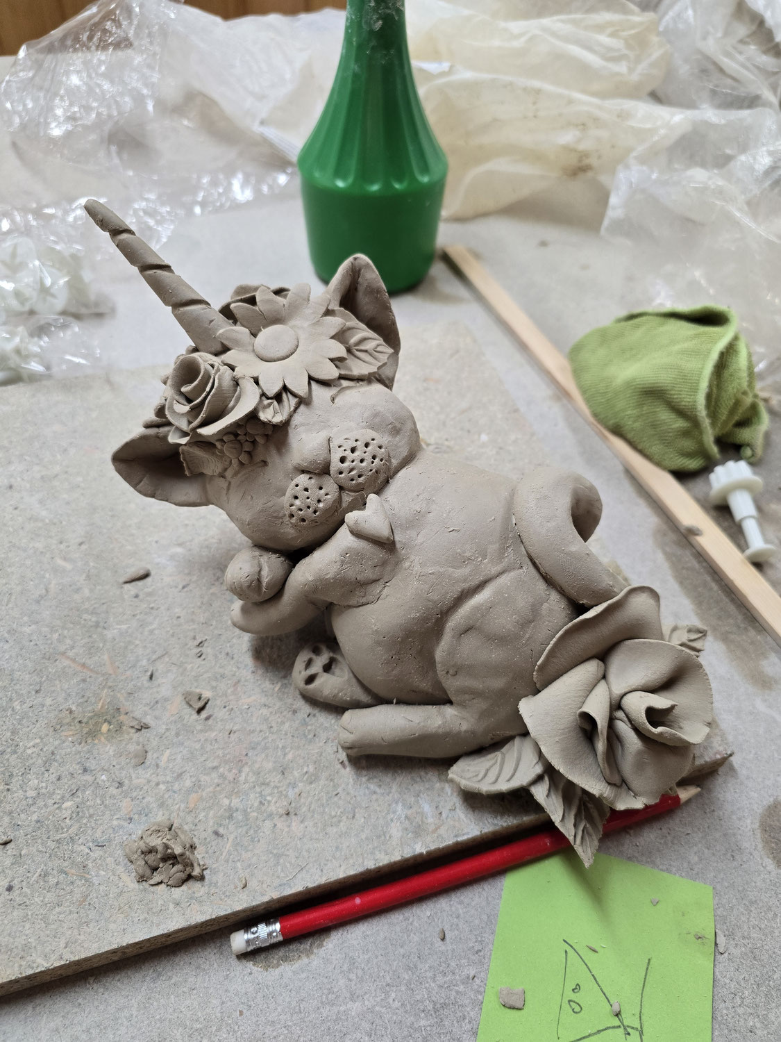 fertigstellen meiner Tonfigur