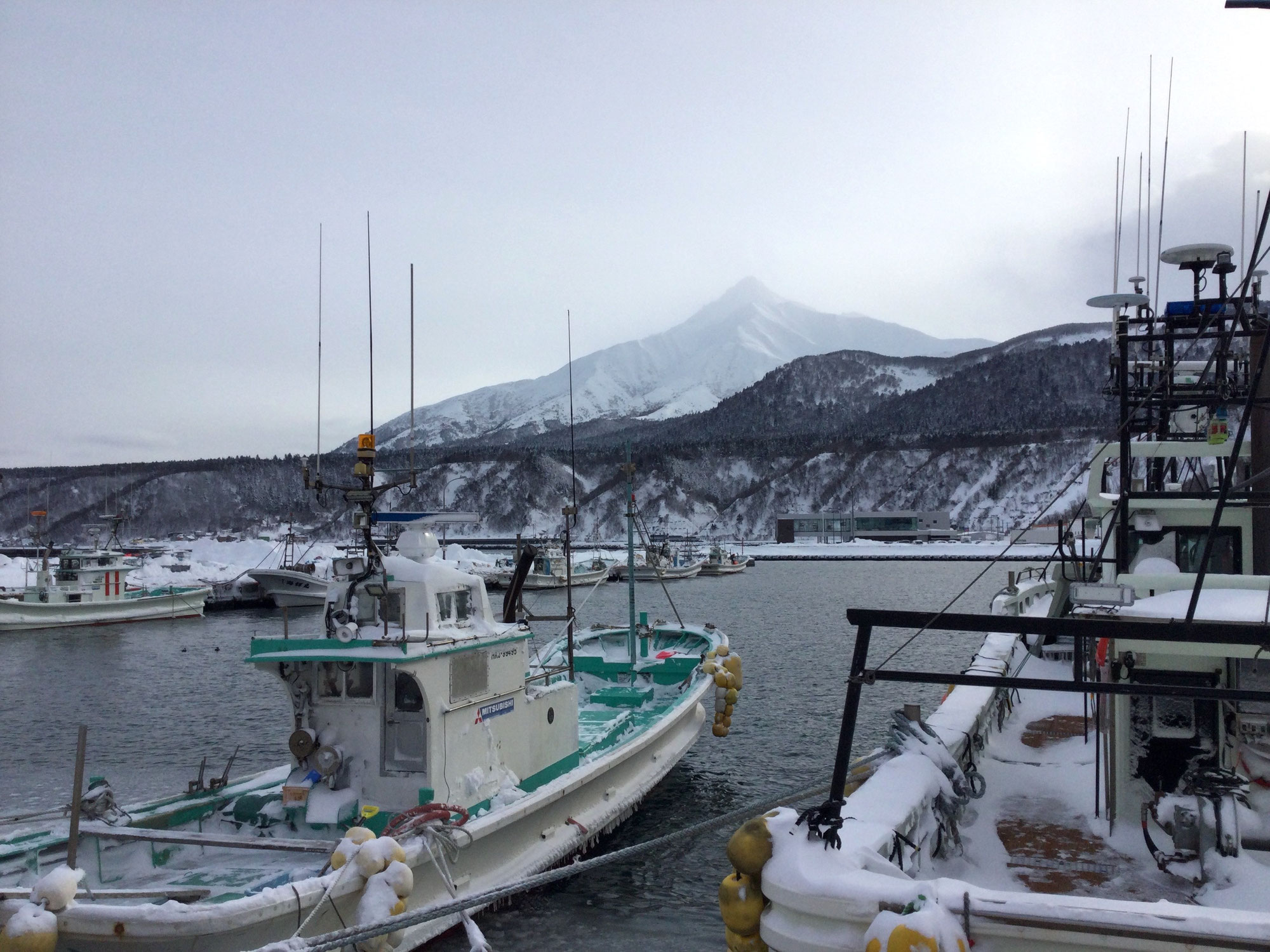 2021年1月の利尻島