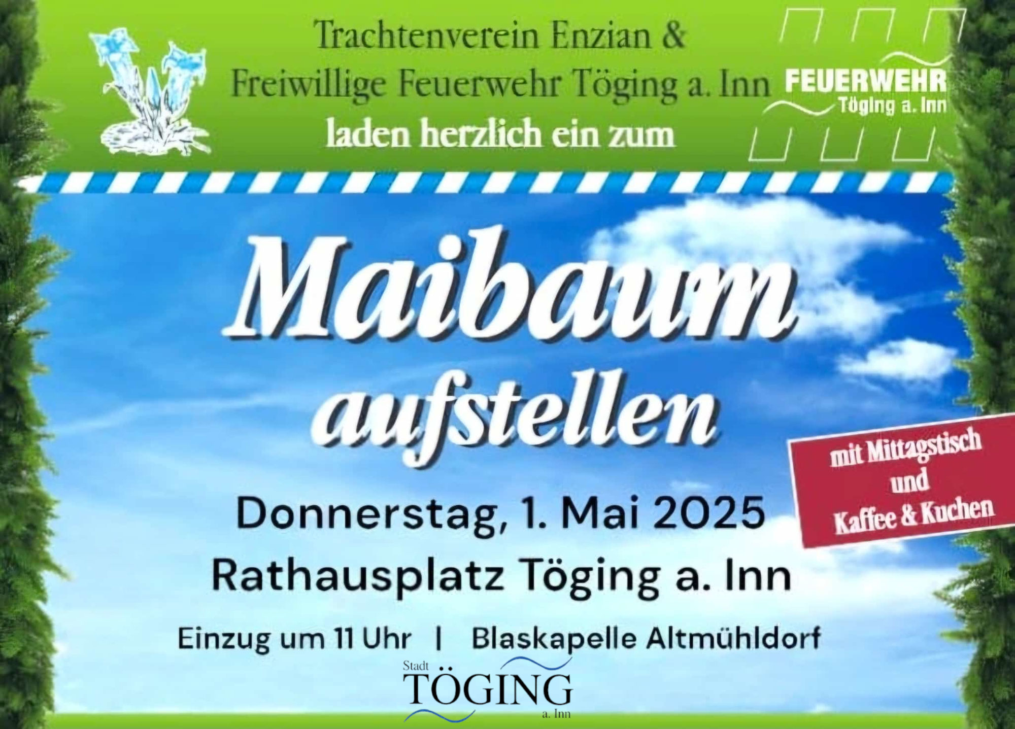 Maibaumaufstellen