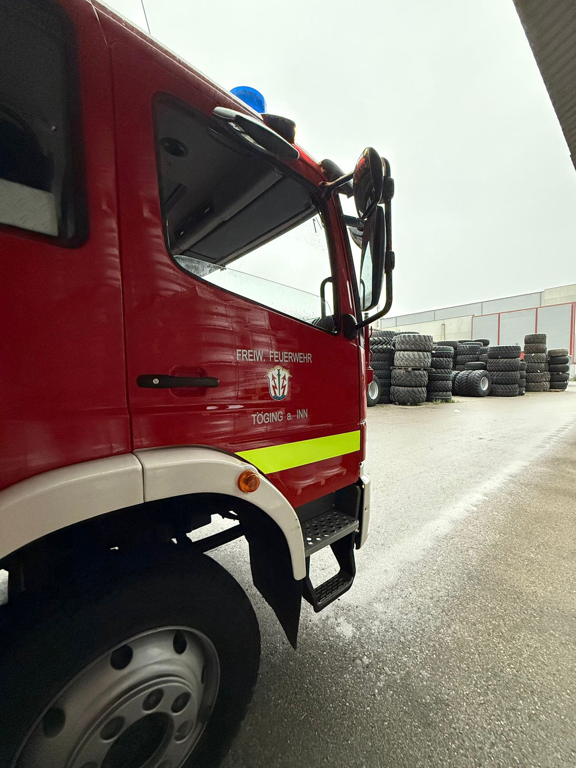 Brand auf Werksgelände