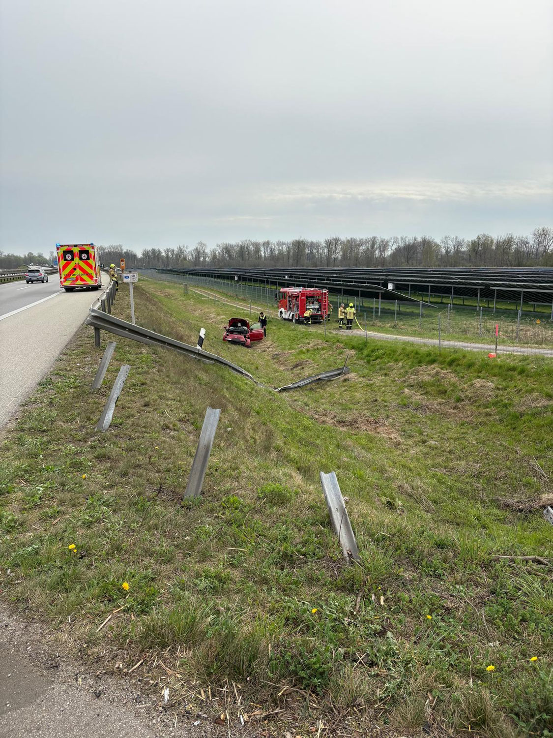 Einsatz - Verkehrsunfall auf A94